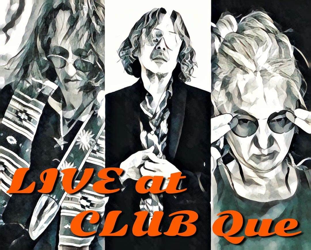 イマイアキノブのインスタグラム：「ⵅ 10.30(月) @ CLUB Que 下北沢  下山淳×イマイアキノブ× Francis LIVE at CLUB Que  開場18:30 開演19:00　 前￥3500 当￥3800 別途飲物代  問い OFFICEQUE　 ︎  ☎︎ 03-5433-2500  CLUB Que 世田谷区北沢2-5-2 ビッグベンビルB2F ☎︎ 03-3412-9979  @jun.onomatopoeia  @orimakoto  #下北沢clubque  #下山淳 #francis小里誠  #イマイアキノブ #livemusic」