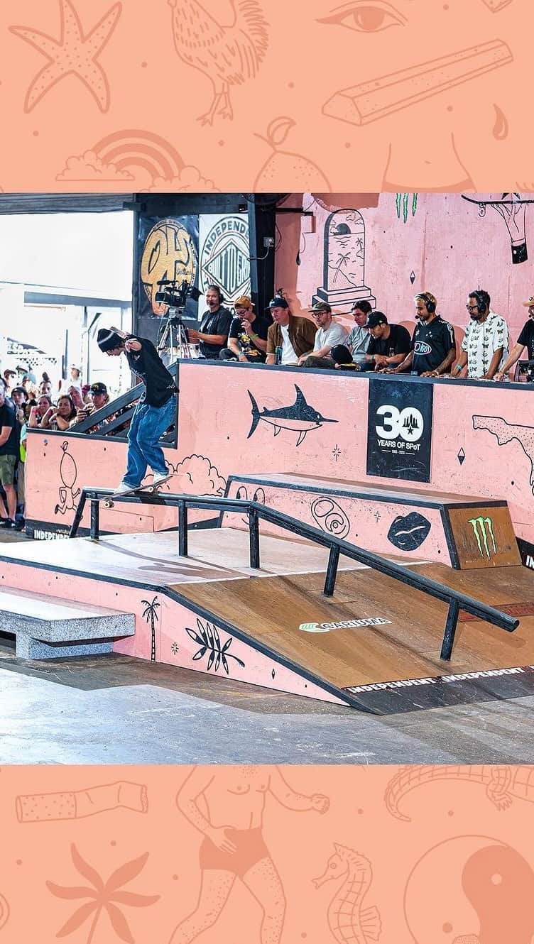 The Berricsのインスタグラム：「The 2023 Tampa Am Finals were heavy!! 🔨 Huge congratulations to 🥇 @lazercrawford 🥈 @0228toa and 🥉 @momohei_yabushita for taking the top 3 spots this year at @spottampa! 🙌 Thanks for having us! 🙏   Take a look at some of the highlights from the Finals yesterday and hit the link in our bio to watch the full contest livestream now showing on TheBerrics.com 📺 #skateboardingisfun #berrics #tampaam2023 #spottampa 📲 @65broskate」