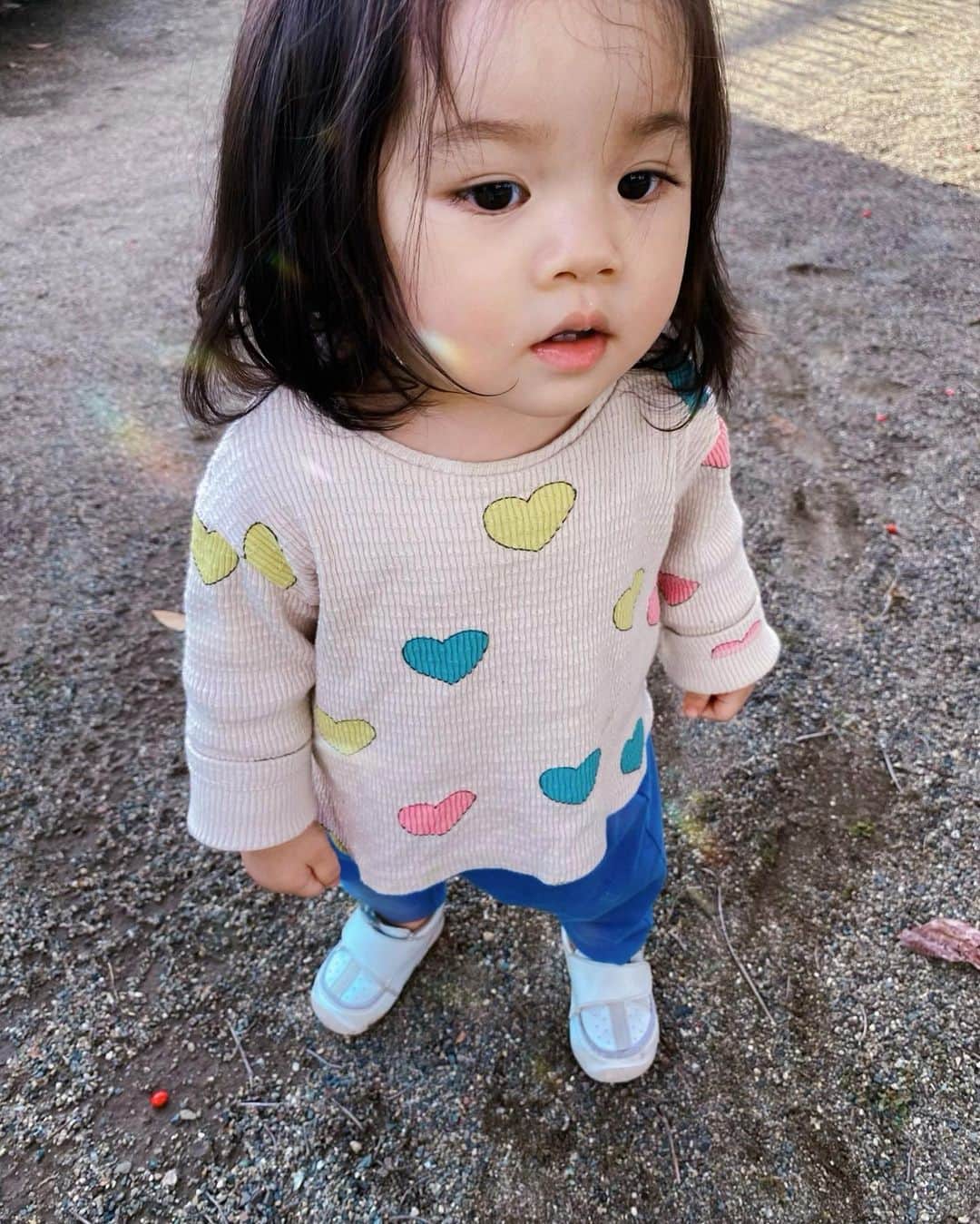 北澤 宏美のインスタグラム：「✳︎ 最近は立て続けに姉妹で少しお熱 子どもの回復力に毎回助けられているけど 急に何か起きたら対処できるかどうか 不安に駆られる時がある🥹  元気になったのでお散歩 葉が赤や黄色に色づいてきたよ🍁 健康がいちばんだね😊  #秋 #姉妹」
