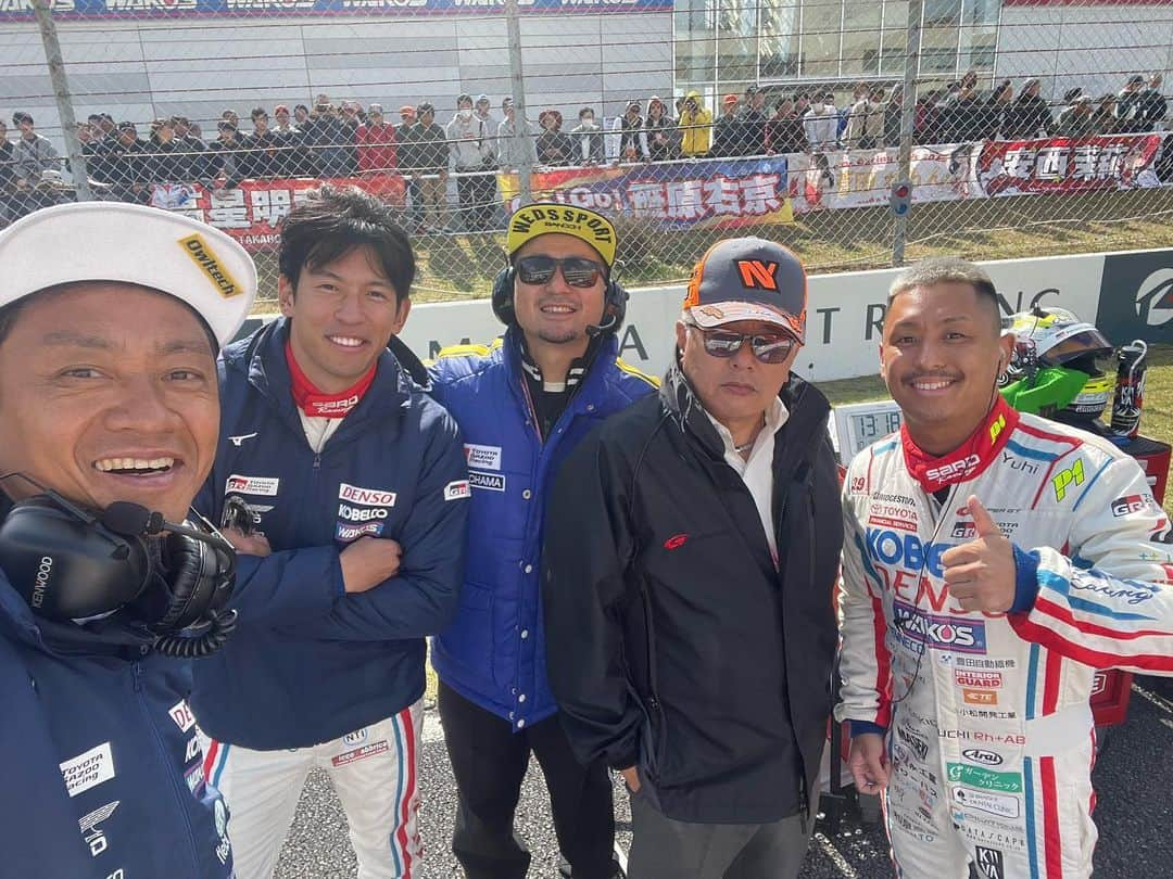 脇阪寿一のインスタグラム：「坂東親子  #supergt」