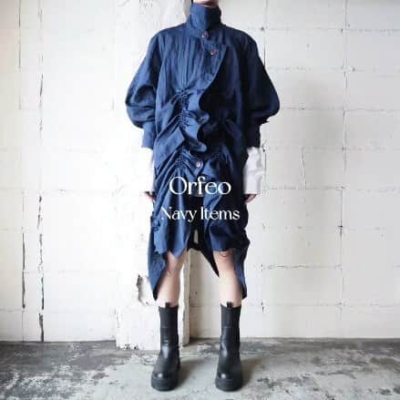 吉祥寺 古着屋 Orfeoのインスタグラム：「. ●Navy Items . ・REMAKE Drawstring Shirring Coat ・REMAKE USNAVY Short Trench ・Ralph Lauren Wool Vest(UNISEX) ・REMAKE Cropped Wooi Sailor Shirt  . . . お問い合わせはこちらから↓ orfeokichijoji@yahoo.co.jp  #orfeo #kichijoji #tokyo #vintage #used #fashion #coordinate #outfit #オルフェオ #吉祥寺 #東京 #古着 #古着屋 #ヴィンテージ #レディース古着 #吉祥寺古着屋 #コーディネート . . . お問い合わせはインスタグラムのプロフィール掲載のメールアドレスにお願いいたします。コメント、DMでのお問い合わせは受け付けておりませんのでご了承ください。 店頭に出ていないONLINE SHOPの商品もご購入頂けます。気になる商品がございましたら店頭スタッフにお気軽にお声掛けください。」