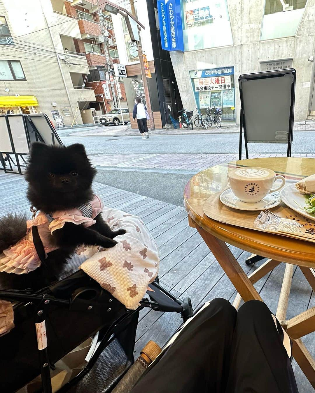 大沢ケイミさんのインスタグラム写真 - (大沢ケイミInstagram)「チョコビがシャンプーしてる間に2人でカフェ☕️」10月17日 13時36分 - keimy0609