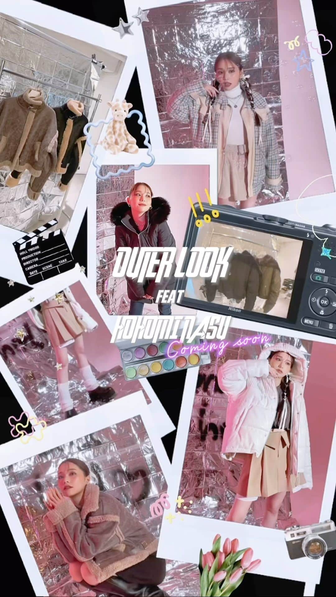 スパイラルガールのインスタグラム：「『OUTER LOOK feat. HOHOMI NASU』 coming 10/20(fri) ____________________________________ ⁡ “令和の天使”と呼ばれるビジュアルで SNSを中心に爆発的人気を誇る 『那須ほほみ』 @nasu_hohomi が AWシーズンルックに登場💭 ⁡ お待たせしました！第2弾公開まであと3日‼️ ニットの次は寒い冬にかかせないアウターを 5コーデトータルコーディネートでご紹介。 公開をお楽しみに！ ____________________________________ ⁡ プロフィール(@spiralgirl_official)のURLからチェック #SPIRALGIRL #スパイラルガール @spiralgirl_official」