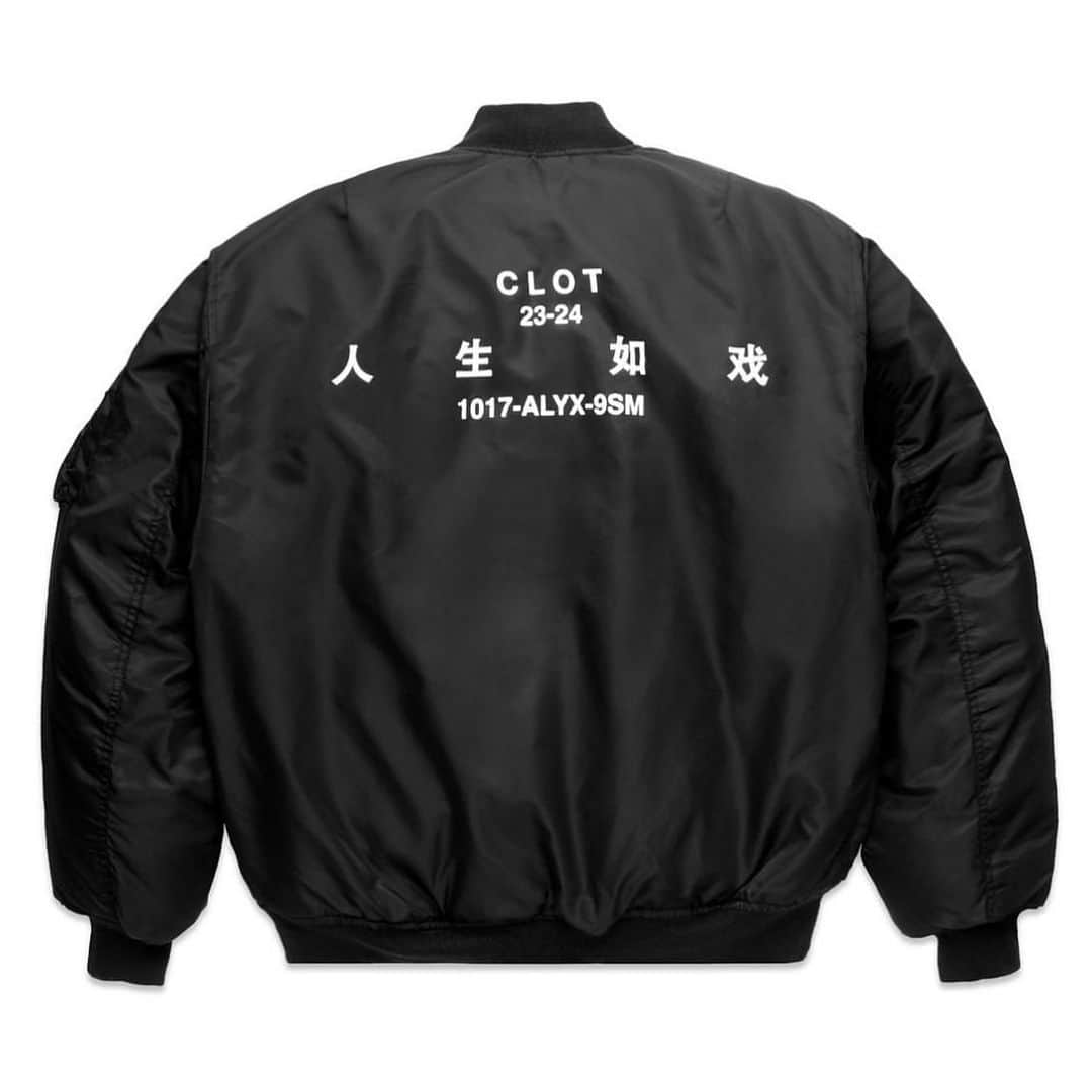 陳冠希のインスタグラム：「LIFE IS A FUCKING MOVIE !!!!! 人生如戏 !!!!! @alyxstudio x @clot SUPER LIMITED EDITION RUN OF THEIR INFAMOUS JACKET !!!!! #clot20 AVAILABLE FOR A LIMITED TIME AT ALL @juicestore ONLINE AND PHYSICAL STORES !!!!!」