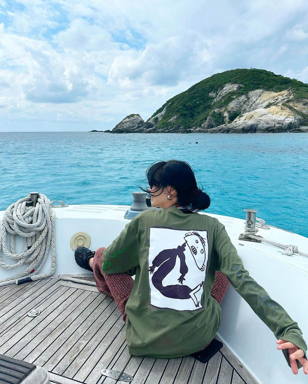 紗羅マリーさんのインスタグラム写真 - (紗羅マリーInstagram)「🚤🌊🪼🏝️🐠🏊‍♂️🏊‍♂️🏊‍♂️  Adventure time🫧🫧🫧」10月17日 14時31分 - saramary12