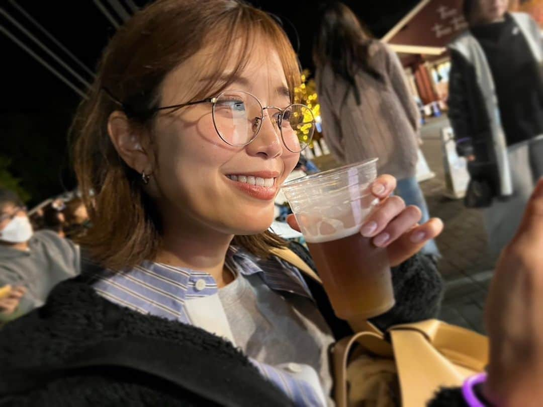 稲村亜美さんのインスタグラム写真 - (稲村亜美Instagram)「秋のビールもおいしいね🍺 #🍺」10月17日 14時32分 - inamura_ami