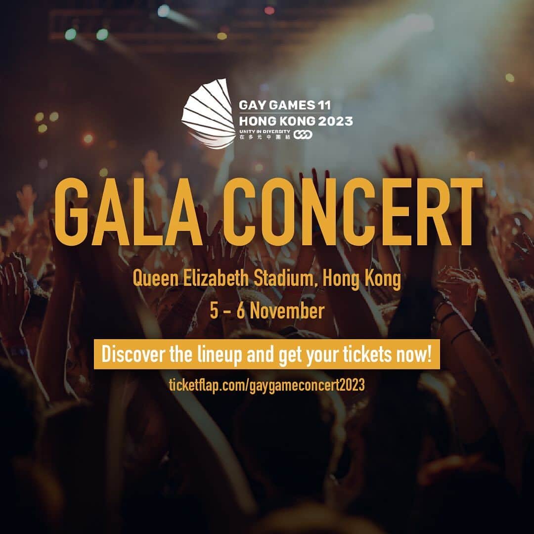 9GAGさんのインスタグラム写真 - (9GAGInstagram)「Get ready to lose yourself in the music. 🎶 Join @gaygameshk2023 in the most spectacular Gala Concert, featuring a lineup of captivating performers!   Grab your tickets now 🔗Link in bio!  📍Queen Elizabeth Stadium, Hong Kong  🗓️ 5-6 November 2023」10月17日 15時39分 - 9gag