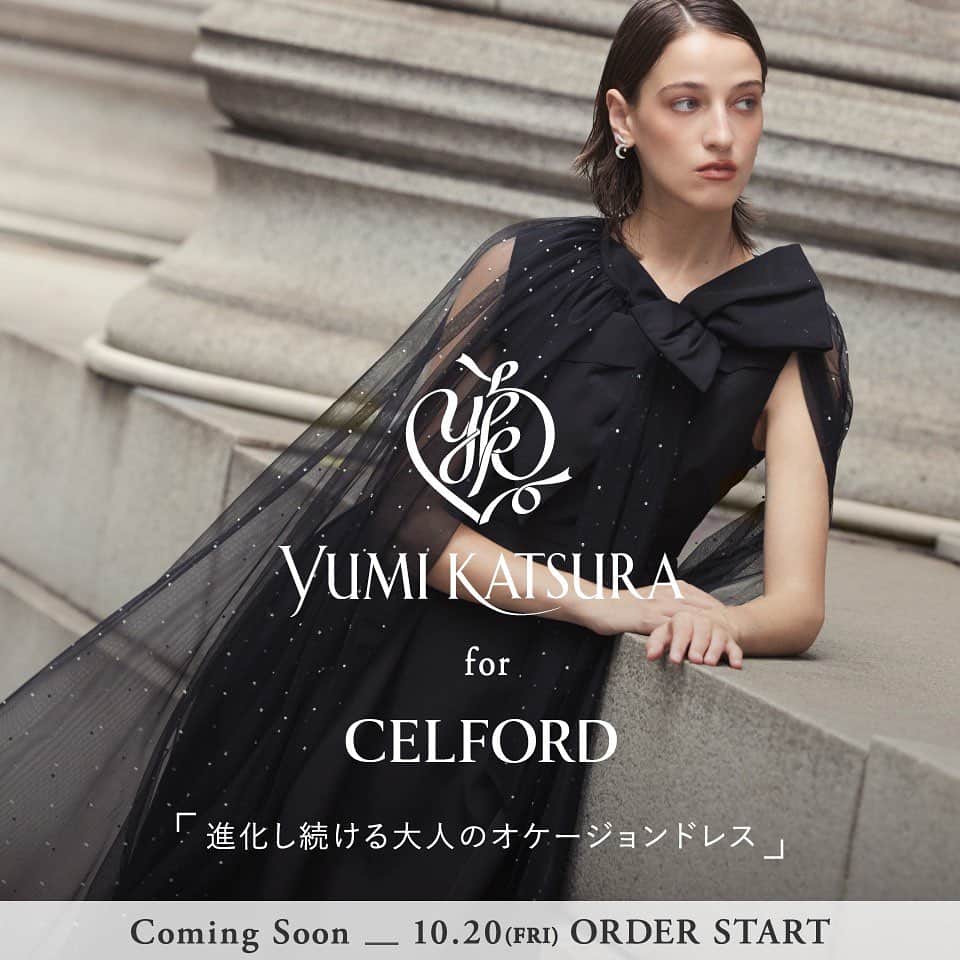 celford_officialのインスタグラム：「【NEWS】 ⁡ Yumi Katsura for CELFORD 第二弾の発売が決定！ ⁡ 特別な日を美しく彩る「Yumi Katsura」への リスペクトから生まれた、 気品あふれるコラボレーション。 ⁡ 「Yumi Katsura」ならではのディテールや 「ローズユミ」のバラモチーフが最先端の デザインと融合し、美しく咲き誇ります。 ⁡ ◆発売日◆ 10/20(金) ⁡ 発売まで是非お楽しみに。 ⁡ ⁡ #CELFORDAW23 #celford #セルフォード」