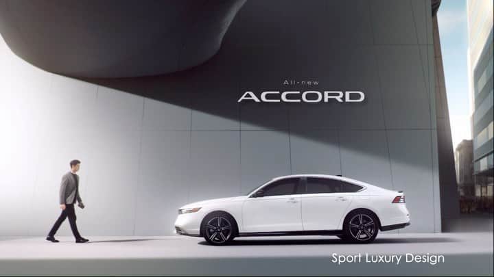 EnjoyHondaThailandのインスタグラム：「สู่คำตอบของทุกสิ่ง กับ All-new Honda Accord e:HEV ยนตรกรรมสปอร์ตพรีเมียม ห้องโดยสารกว้างขวาง หรูหรา สะดวกสบายเหนือระดับ มอบความเร้าใจที่ไร้ข้อจำกัด กับขุมพลังขับเคลื่อนฟูลไฮบริด e:HEV ที่แรง ตอบสนองดั่งใจ แรงบิดสูงสุด 335 นิวตัน-เมตร พร้อมอัตราประหยัดน้ำมันสูงสุด 25 กม./ลิตร* มั่นใจในทุกเส้นทาง กับเทคโนโลยีความปลอดภัยอัจฉริยะ Honda SENSING ในทุกรุ่นย่อย  สัมผัสและทดลองขับได้แล้ววันนี้ ที่โชว์รูมฮอนด้า รับข้อเสนอพิเศษ คลิก Bio  รายละเอียด www.honda.co.th/accordehev  #HondaThailand #AllnewHondaAccordeHEV #Accord #HondaSENSING #Hybrid  *ทดสอบตามมาตรฐาน UN R101 ในห้องปฏิบัติการ (อัตราการประหยัดน้ำมันขึ้นอยู่กับสภาพถนนและพฤติกรรมการขับขี่ของแต่ละบุคคล)」
