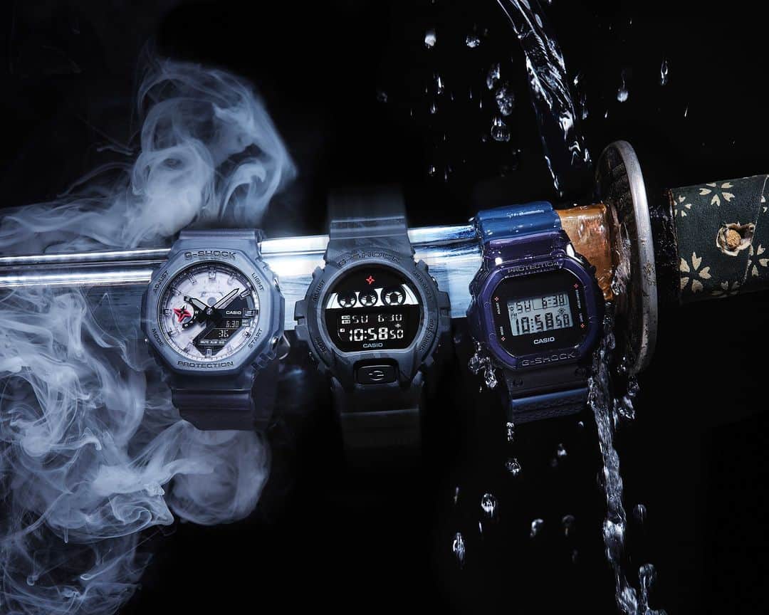 G-SHOCKのインスタグラム：「NINJA INSPIRED  日本古来、武術に長け特別な力を使うミステリアスな存在として海外でも広く知られている「忍者」をデザインモチーフにしたNewモデルが登場。日本で誕生した忍者にちなみ、made in Japanと生産地にもこだわりました。  Introducing the “Ninja” series, which has been known since ancient times in Japan as a mysterious being who excels in martial arts and uses special powers. All products are made in Japan.  GA-2100NNJ-8AJR DW-6900NNJ-1JR DW-5600NNJ-2JR  #g_shock #ninja #ga2100 #dw6900 #dw5600 #watchoftheday #madeinjapan #忍者 #腕時計 #腕時計魂 #腕時計くら部 #今日の腕時計 #腕時計コーデ」