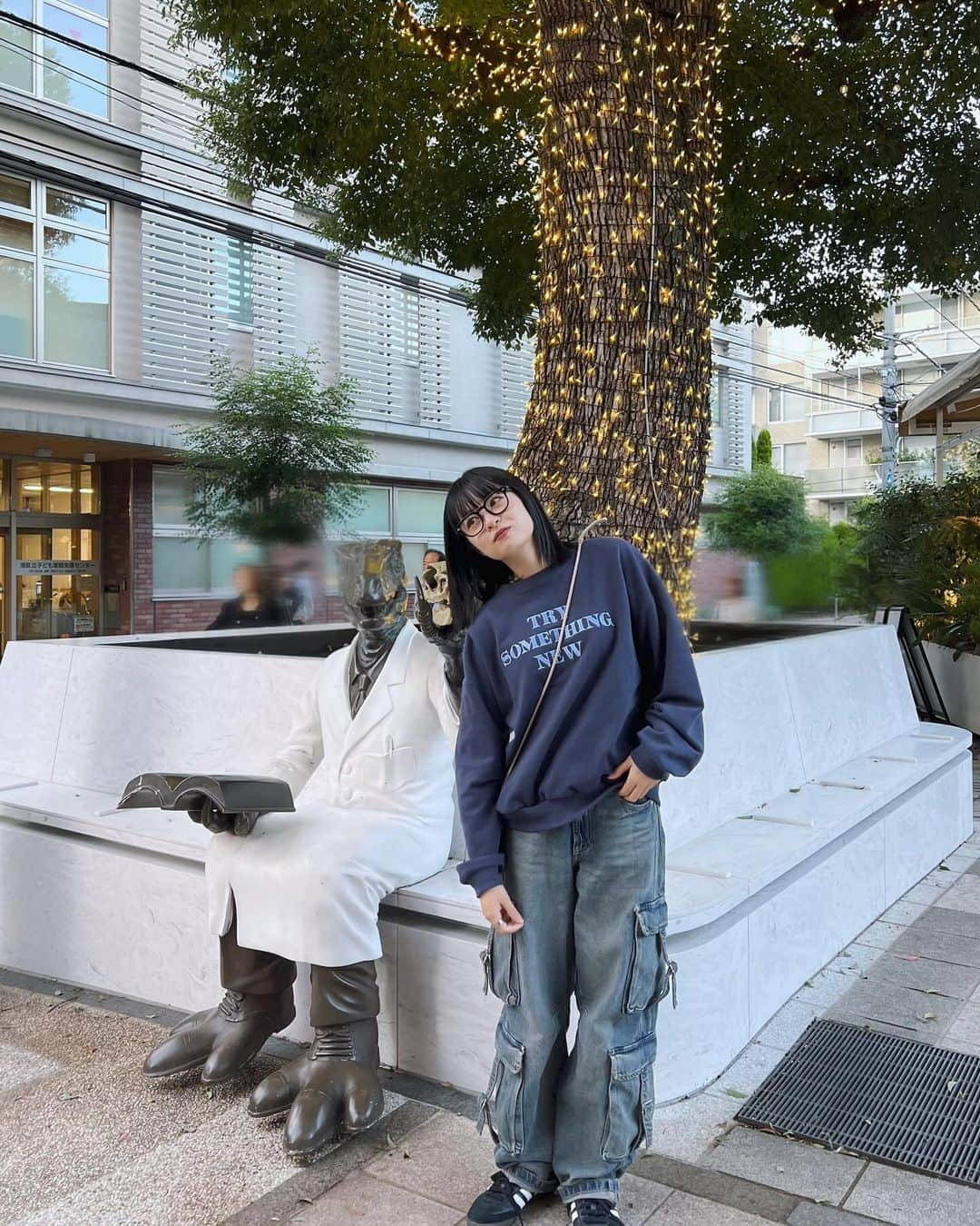 莉子のインスタグラム：「秋、私服、🦕🍂」