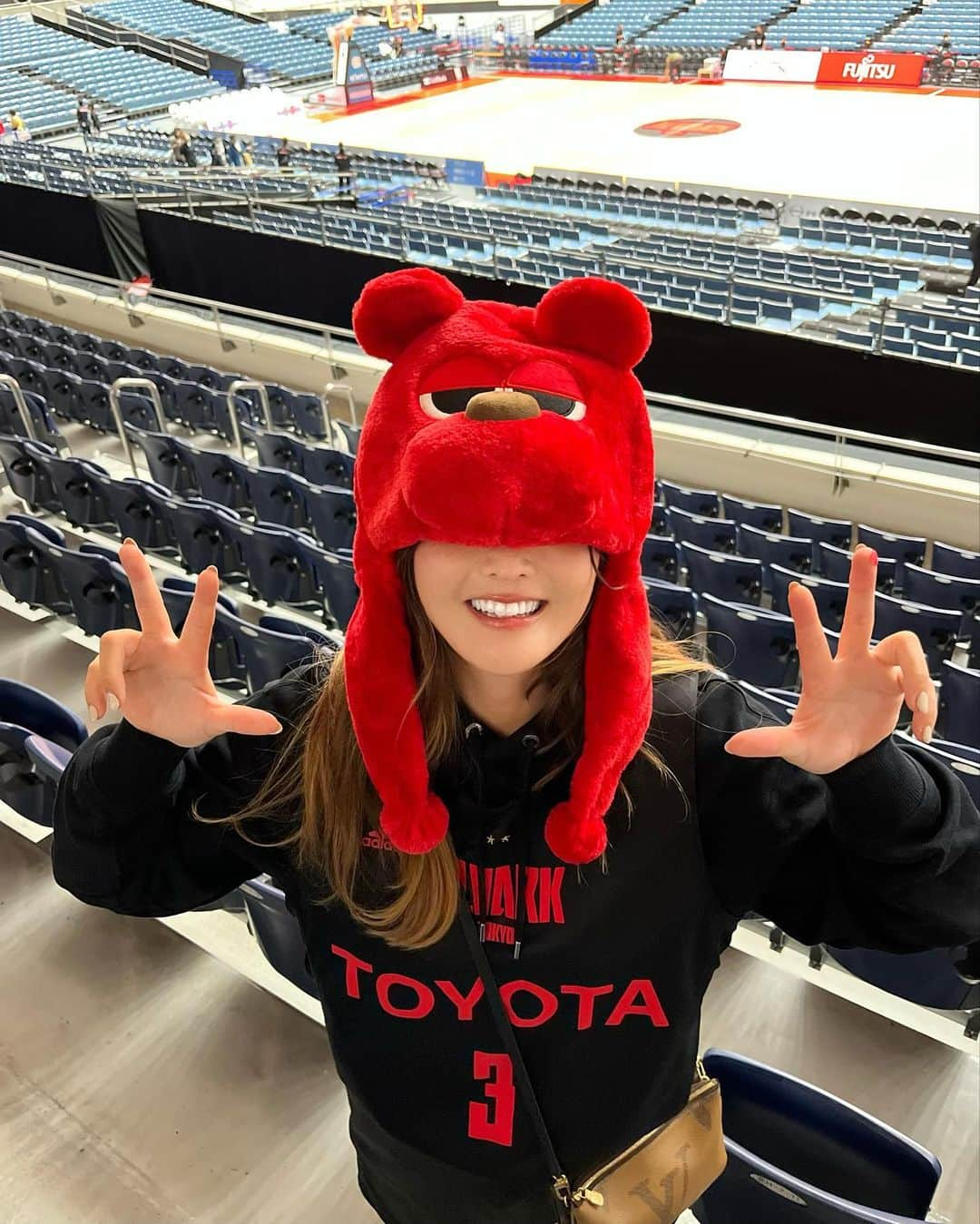 長崎望未のインスタグラム：「. るーく🐻❤️  #アルバルク東京  #Bリーグ #ルーク」