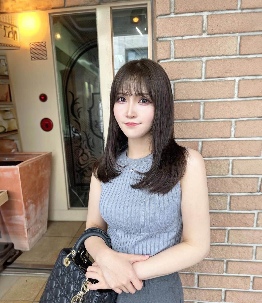 五十嵐茉優のインスタグラム：「𝑵𝒆𝒘 𝒄𝒐𝒍𝒐𝒓🫒  最近はオリーブ系です♡」