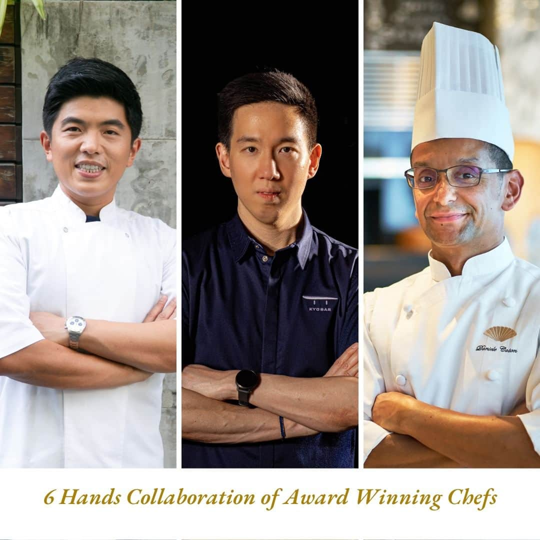 Mandarin Oriental, Tokyoさんのインスタグラム写真 - (Mandarin Oriental, TokyoInstagram)「Save the date for an extraordinary 6-hands collaboration at K'shiki Italian dining.   Award winning culinary virtuosos join forces to offer a unique collaborative menu tailored exclusively for this one day only event:  ・Executive Chef Ton from the acclaimed 'Le Du', ranked #1 in Asia's 50 Best Restaurants in 2023 and a proud recipient of Michelin stars. ・Pastry Chef Dej of the renowned 'Kyo Bar', named pastry talent of the year award in ‘La Liste 2023’ ・Chef Daniele from the celebrated 'The Pizza Bar on 38th', awarded #1 in Asia Pacific and #4 in the world of ’50 Top Pizza 2023’   Don't miss this unforgettable dining experience on November 21.  イタリアンダイニング「ケシキ」にて、数々の輝かしい受賞歴のある3人のシェフによる、特別に作ったとびきりユニークなコラボレーションメニューをご提供いたします。  ・「Asia’s 50 Best Restaurants 2023」で1位に輝き、またミシュラン1つ星を獲得している「Le Du」のオーナー兼エグゼクティブシェフのTon氏 ・「La Liste 2023」で「Patry of the Year」を受賞した「Kyo Bar」のぺストリーシェフDej氏 ・「50 Top Pizza 2023」アジアパシフィックで1位、世界で4位に選ばれた「The Pizza Bar on 38th」のエグゼクティブシェフのDaniele氏  11月21日の3人のシェフによる、忘れられないダイニング体験をお見逃しなく。  … Mandarin Oriental, Tokyo @mo_tokyo @daniele__cason @ledubkk @cheftonn @dej_kewkacha @kachabros   #MandarinOrientalTokyo #MOtokyo #ImAFan #MandarinOriental #Nihonbashi #ledu #kyobar #thepizzabaron38th #マンダリンオリエンタル #マンダリンオリエンタル東京 #東京ホテル #日本橋 #日本橋ホテル」10月17日 19時00分 - mo_tokyo