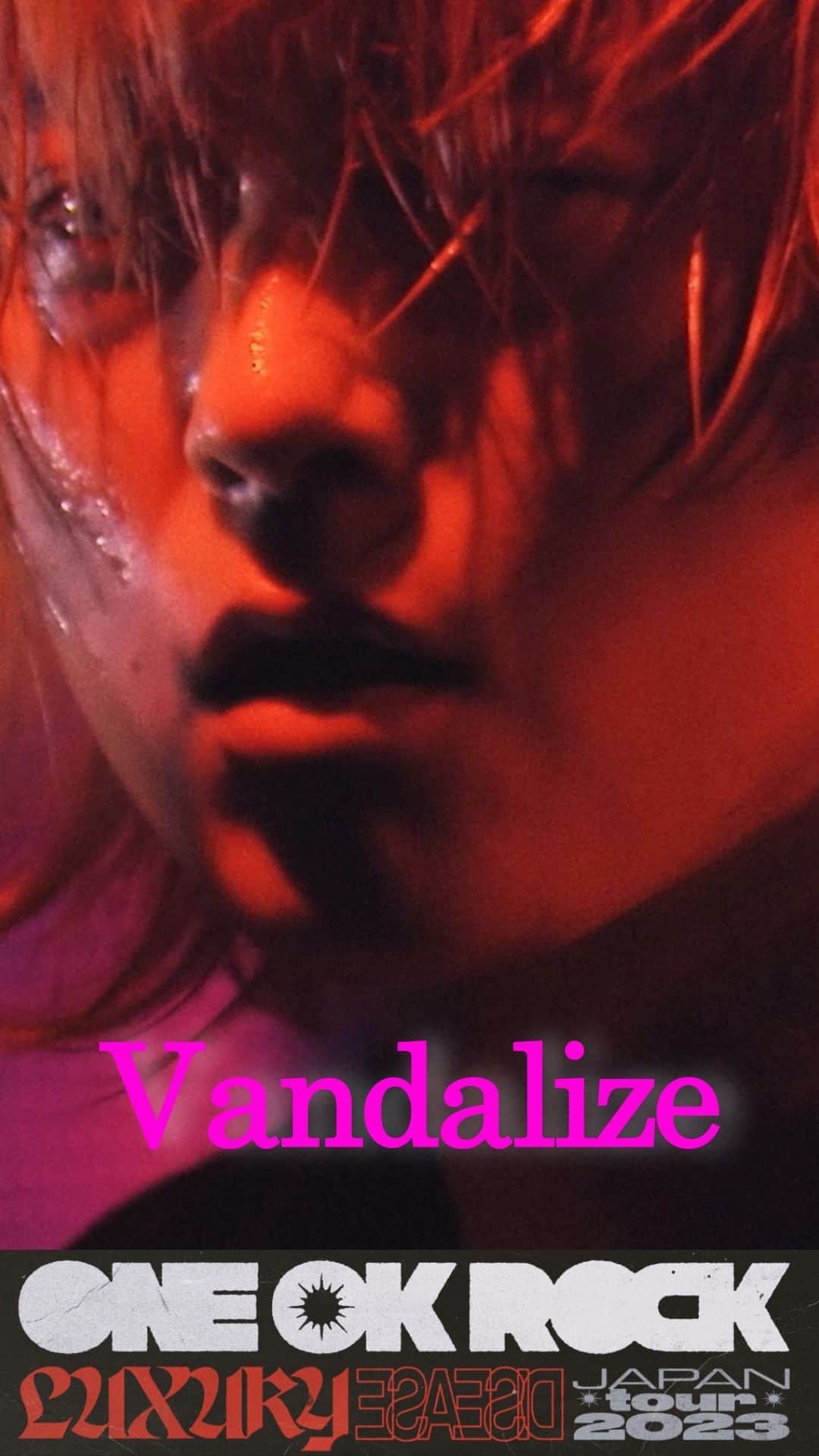 ONE OK ROCKのインスタグラム：「Vandalize [Official Short Clip from "Luxury Disease" JAPAN TOUR]  11/15発売DVD, BDの予約はこちら https://oor.lnk.to/LD_DVDBD #ONEOKROCK #LUXURYDISEASE #tour」