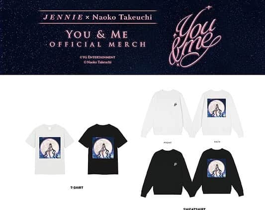 Sailor Moonのインスタグラム：「✨🌙 Jennie x Naoko official merch will be sold on @weverseshop! Looks like it’s up now for preorder! 🌙✨  #jennie #naokotakeuchi #blackpink #sailormoon #セーラームーン」