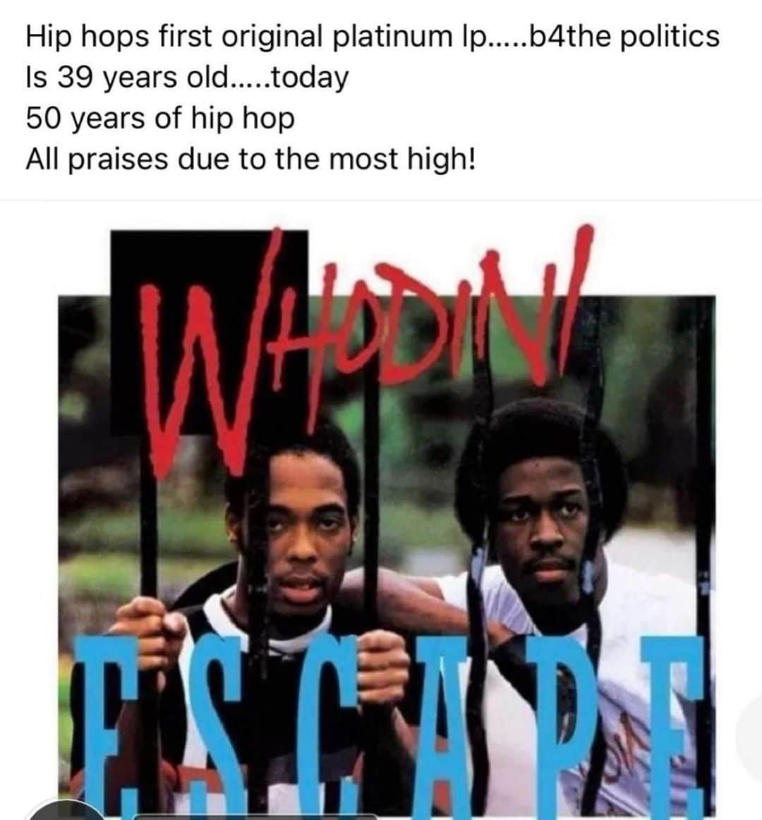 スヌープ・ドッグのインスタグラム：「I love hip hop thank u @jalil.whodini」