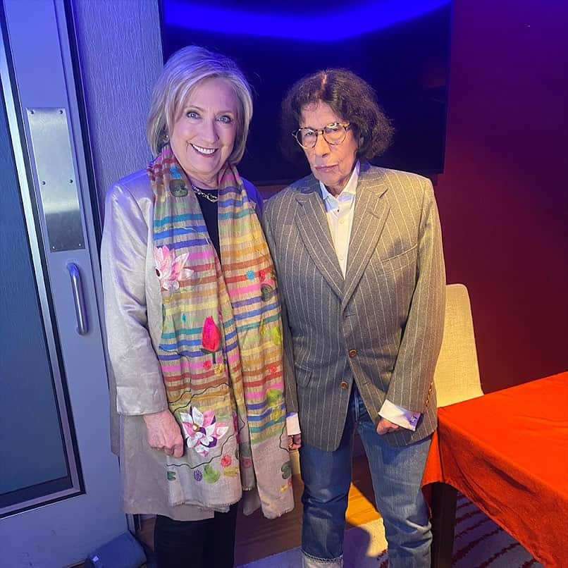 ヒラリー・クリントンさんのインスタグラム写真 - (ヒラリー・クリントンInstagram)「"You've had one of the most interesting, one-of-a-kind careers I know of," I told Fran Lebowitz when we sat down together last week. ⁣ ⁣ "I would have to say I bow to you on that," Fran said. "Maybe I'm second."⁣ ⁣ Me: "Well, we're kind of on parallel tracks."⁣ ⁣ Fran: "Yeah, we're exactly alike. Astral twins."⁣ ⁣ Hear our frank, funny, and utterly Fran conversation on this week's new episode of You And Me Both, available wherever you get your podcasts. ⁣ ⁣ With thanks to CDM Sound Studios!」10月17日 22時14分 - hillaryclinton