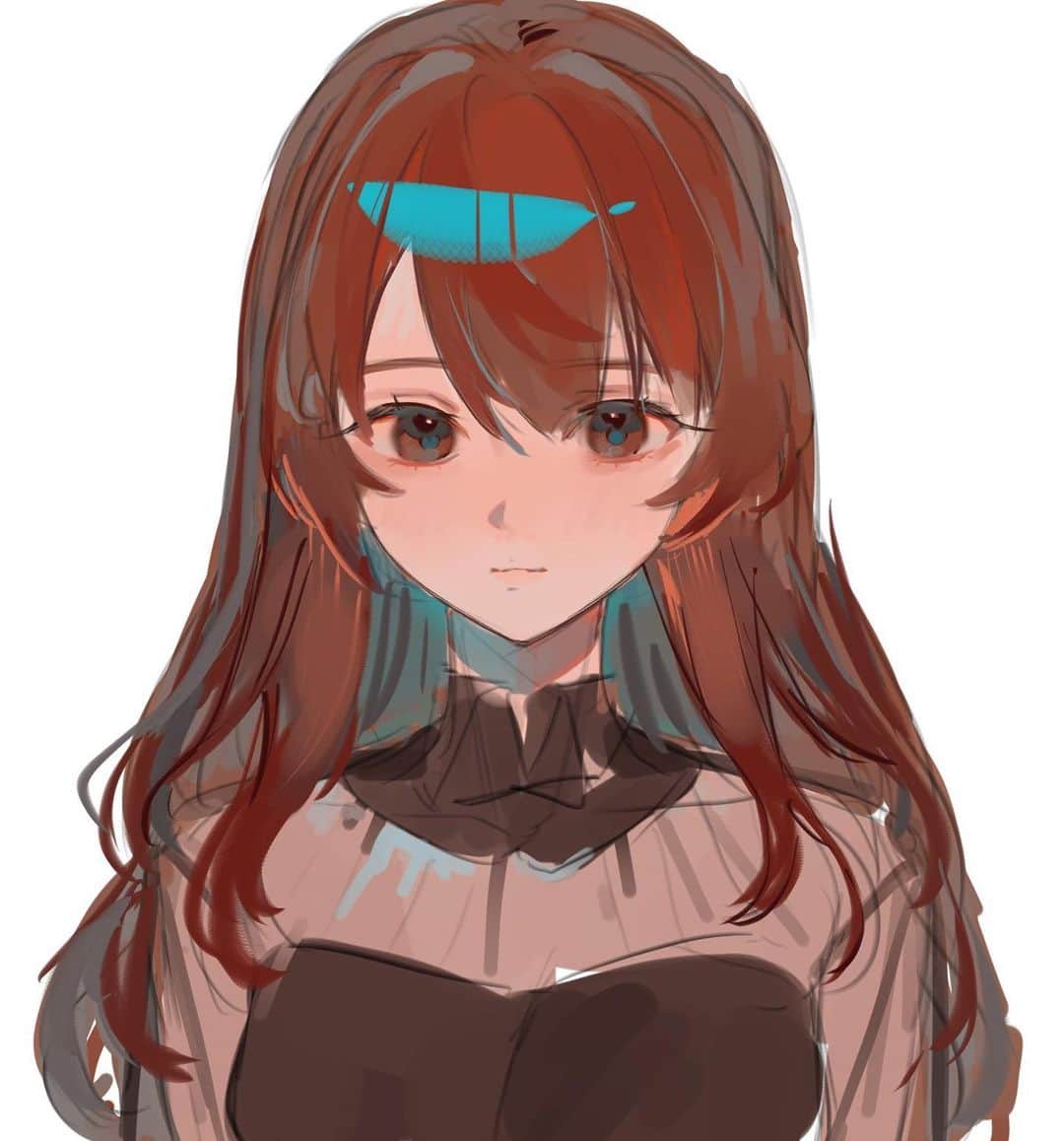 水視ずみのインスタグラム：「らくがき #illustration #draw #drawing #originalcharacter #イラストグラム #創作 #厚塗り」