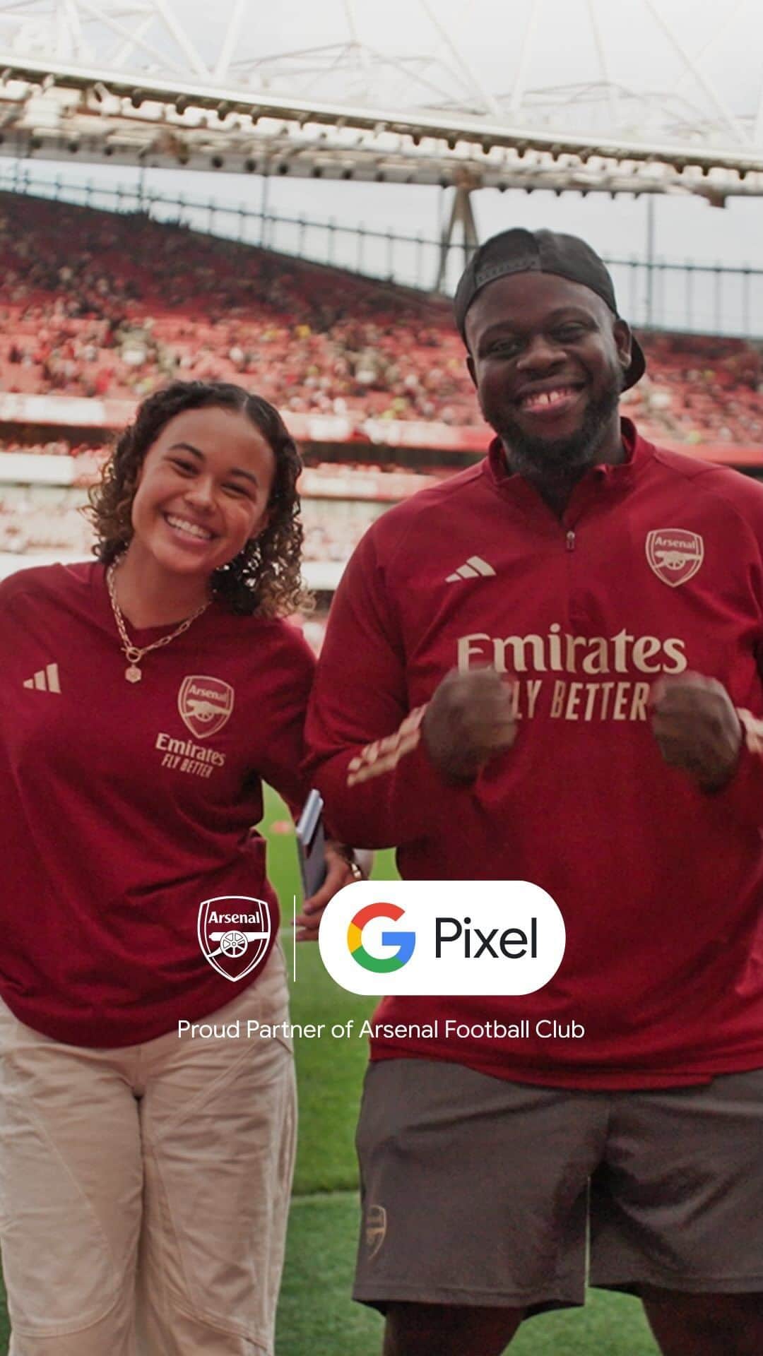 Arsenal Ladiesのインスタグラム：「#Ad Capturing that matchday magic 🤩  Google Pixel 8 has every angle covered on a matchday 🔴⚪️ #TeamPixel」