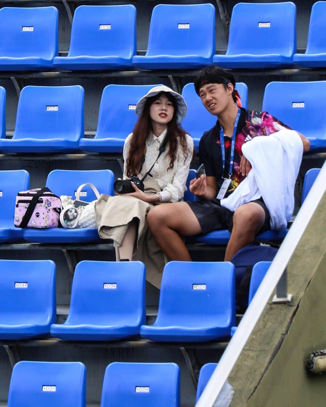 Armani Officialさんのインスタグラム写真 - (Armani OfficialInstagram)「Tennis fans captured by @brokenrackets at @rolexshmasters .」10月18日 0時53分 - emporioarmani