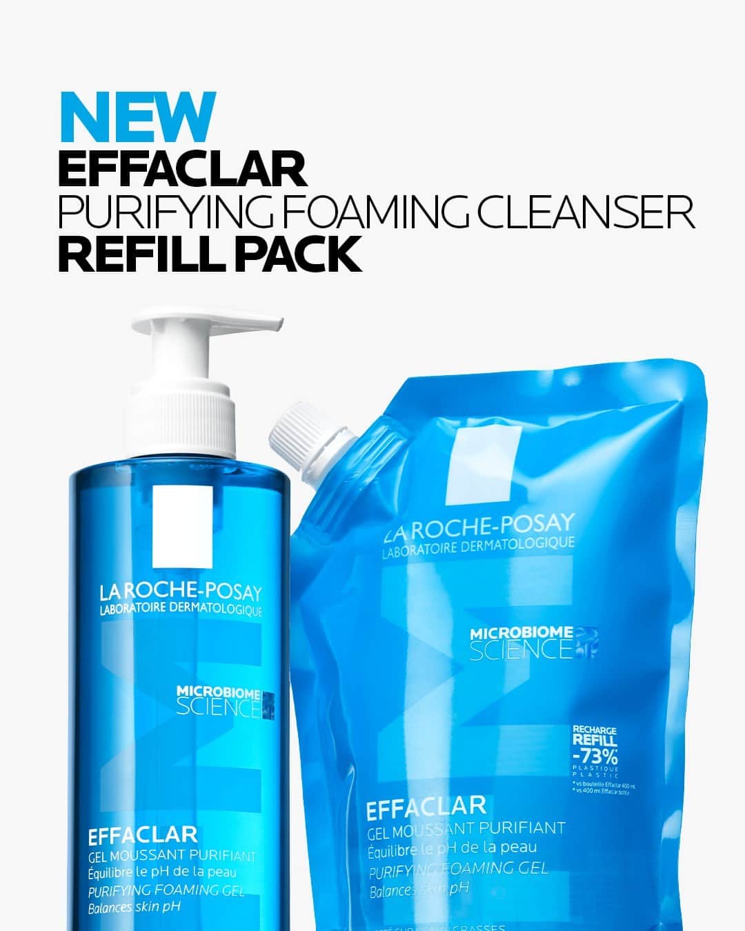 La Roche-Posayさんのインスタグラム写真 - (La Roche-PosayInstagram)「We're thrilled to unveil the new Effaclar Foaming Gel Refill Pack, a part of our growing effort to include more environmentally friendly refills across our product range. 🌍 Together, we can make the skincare world even better, one refill at a time. 🌿   All languages spoken here! Feel free to talk to us at anytime. #larocheposay #effaclar #refillpackaging #refillrevolution Global official page from La Roche-Posay, France.」10月18日 0時58分 - larocheposay