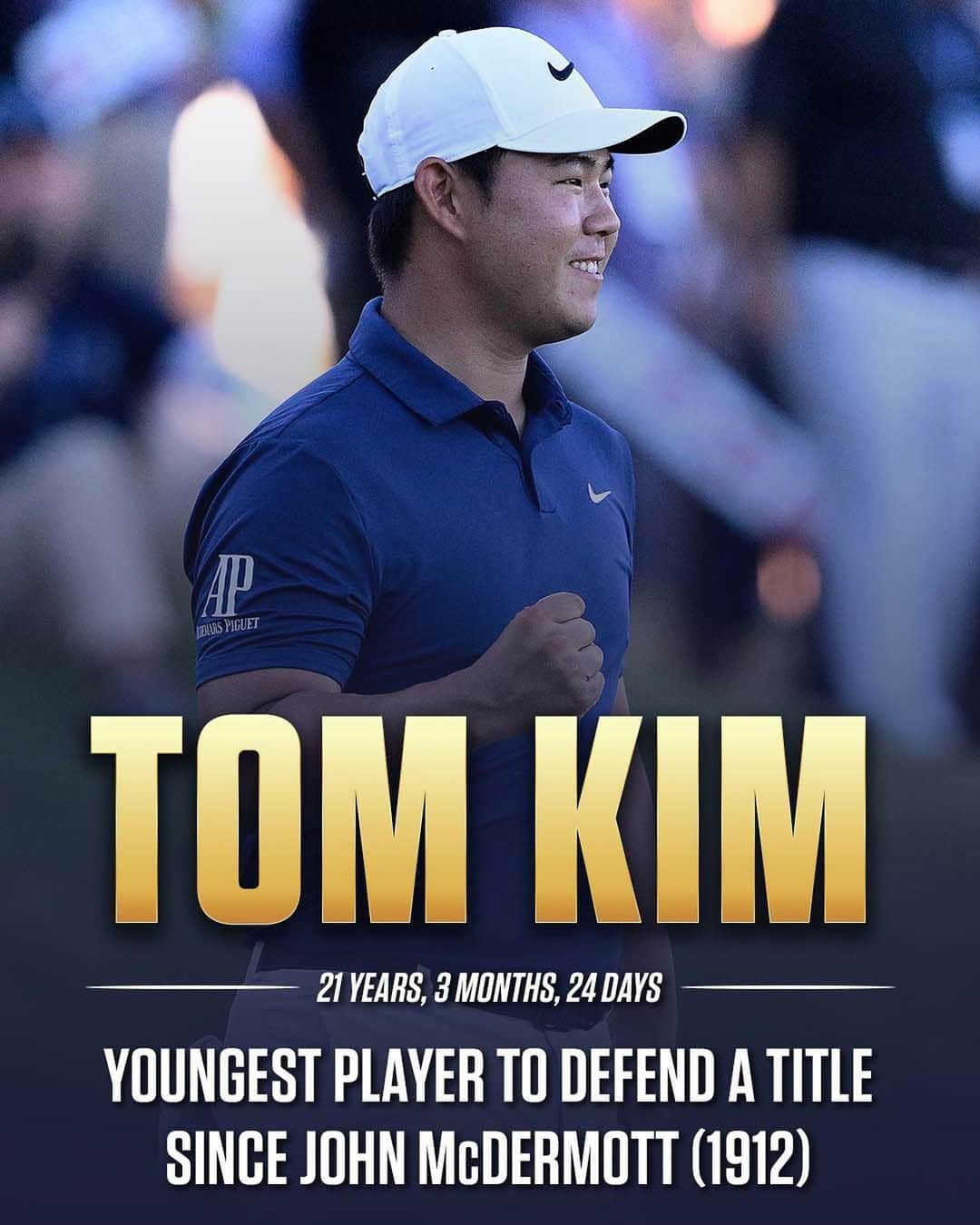 チョン・インジさんのインスタグラム写真 - (チョン・インジInstagram)「Tom Kim is rewriting @PGATOUR history at 21 years old. 🇰🇷🏆」10月18日 1時14分 - golfchannel