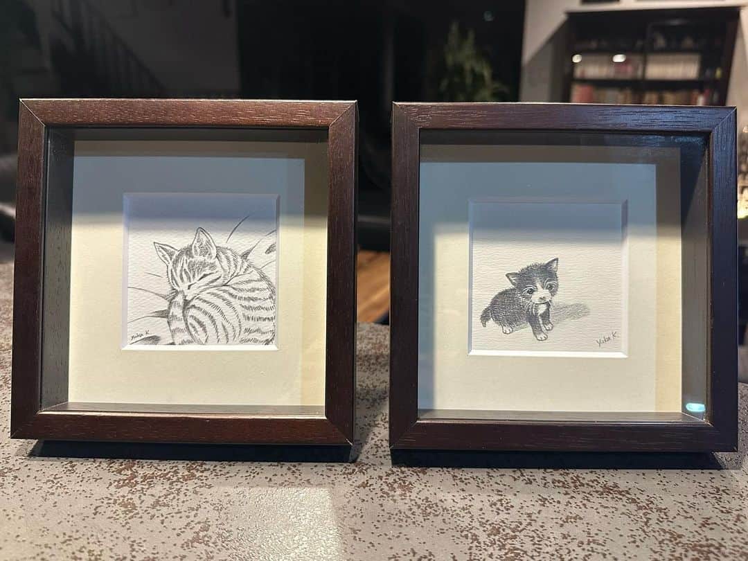 喜国雅彦＆国樹由香さんのインスタグラム写真 - (喜国雅彦＆国樹由香Instagram)「『月光の囁き展』国樹の作品をご紹介します。とり急ぎ「その1」から。これらは描き下ろしとなります。犬さんや猫さんがお好きな皆さま、どうぞよろしくお願いいたします（由）  #art #artwork #artist #mangaartist #exhibition #kichijoji #tokyo #japan #喜国雅彦 #月光の囁き展 #オマケの #国樹由香 #リベストギャラリー創  #10月19日から25日まで開催 #オープン12時クローズ19時 #最終日は17時まで #入場無料 #よろしくお願いいたします」10月18日 1時25分 - kunikikuni
