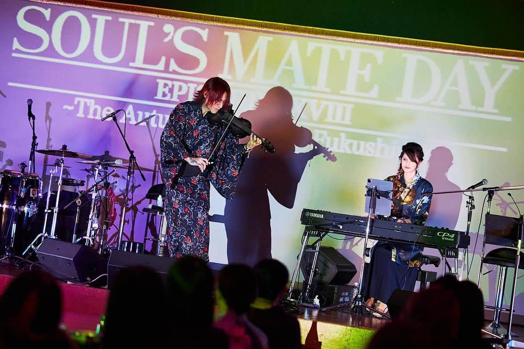 SUGIZOさんのインスタグラム写真 - (SUGIZOInstagram)「SOUL’S MATE 温泉TOUR 2023 ♨️  Photo by Keiko TANABE.  #SOULS_MATE_温泉TOUR_2023  #SOULS_MATE_DAY_EPISODE_XXVIII #The_Autumn_Secret_of_Fukushima #SM  #SUGIZO_Ofiicial_FunClub  #SUGIZO  #MAIKO_K_RIVERA #よしうらけんじ #彩月 #福島県磐梯熱海温泉　 #ホテル華の湯」10月18日 1時29分 - sugizo_official