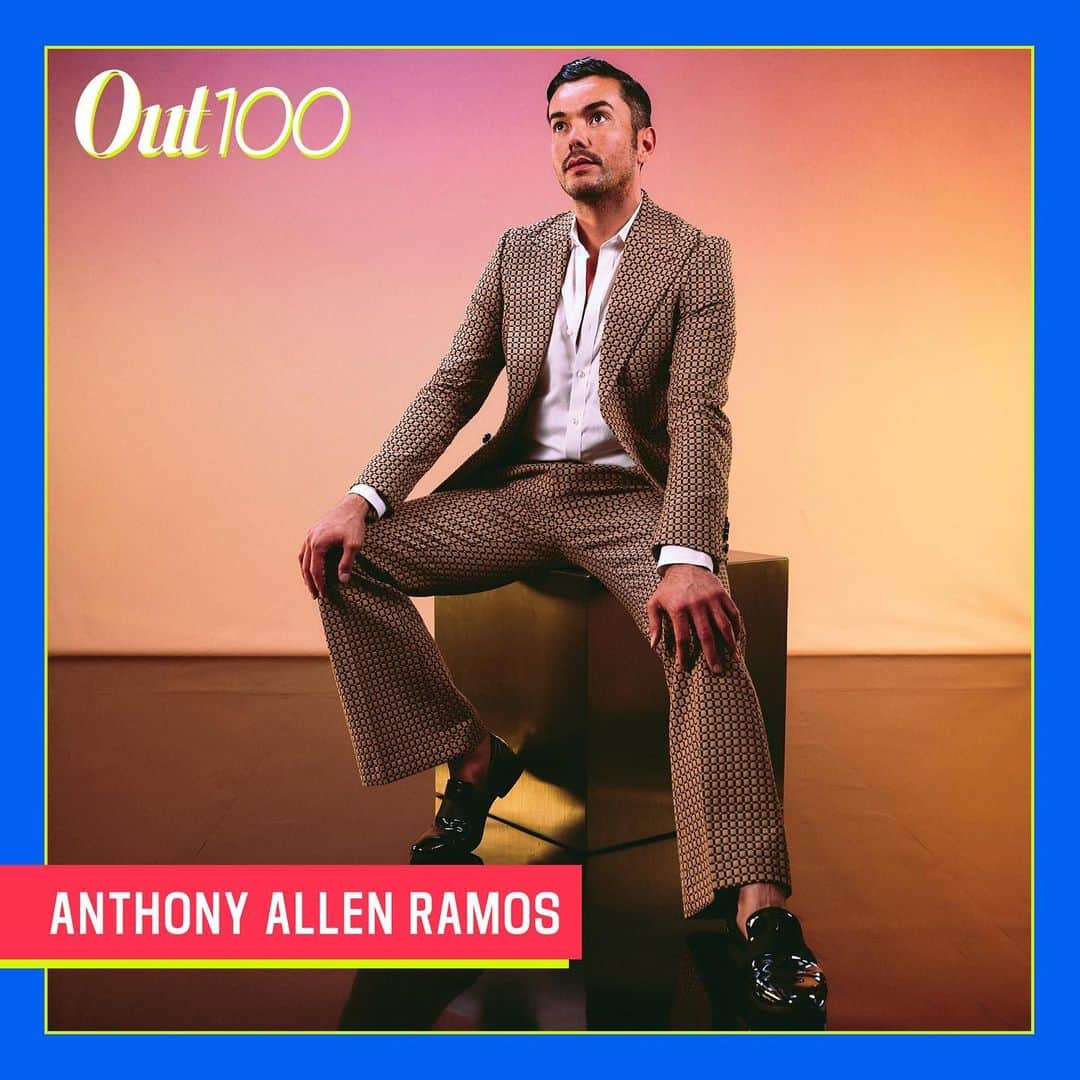 アンソニー・ラモスのインスタグラム：「I am so humbled and honored to be on the @outmagazine distinguished #out100 2023 list! ❤️🏳️‍🌈  The Out100 is the magazine's greatest and most well-known tradition: a prestigious compilation of the year's most impactful and influential LGBTQ people.  Thank you EIC @dnlreynolds and everyone at @outmagazine for this tremendous honor.  Fun Fact: when I found out I made the list I was having lunch with my Mom in Nashville, TN which makes this even sweeter.」