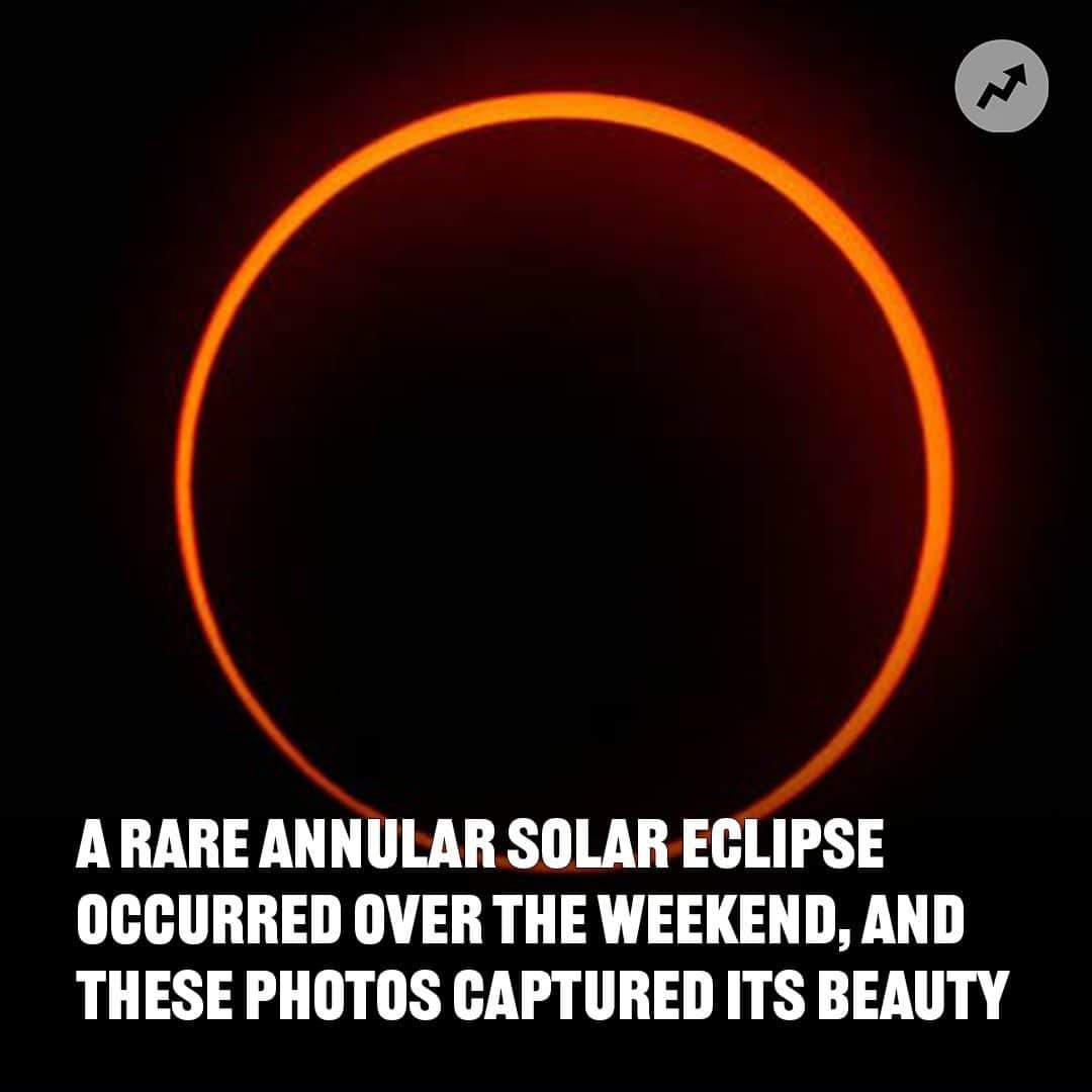 BuzzFeedさんのインスタグラム写真 - (BuzzFeedInstagram)「The next annular solar eclipse visible in the United States (specifically just Alaska) occurs in 2039. More at the link in bio 😎」10月18日 2時05分 - buzzfeed