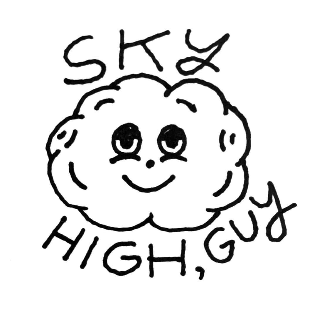 Jason G. Sturgillのインスタグラム：「Day 17 #inktober prompt from @jomo_goodlife #jomotober23 “Sky” my guy.」