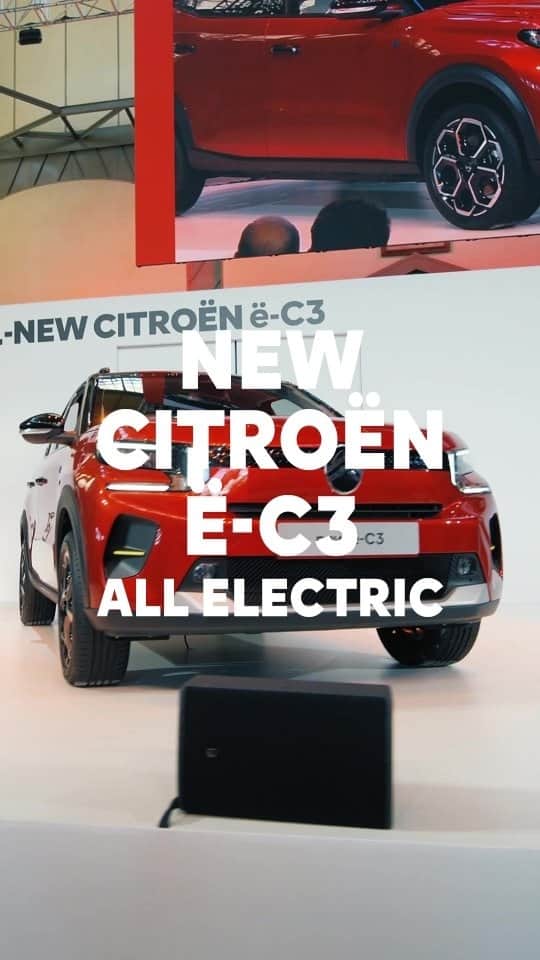 Citroënのインスタグラム：「Citroën is back once again to shake things up. New Citroën ë-C3 all electric, starting from €23,300 #NewCitroënËC3 #AllElectric」