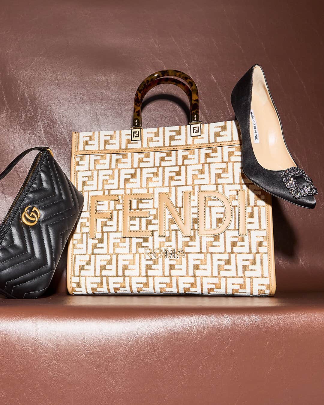 GILTのインスタグラム：「They belong in your closet. Tap to shop #FENDI, #ManoloBlahnik and #Gucci.」