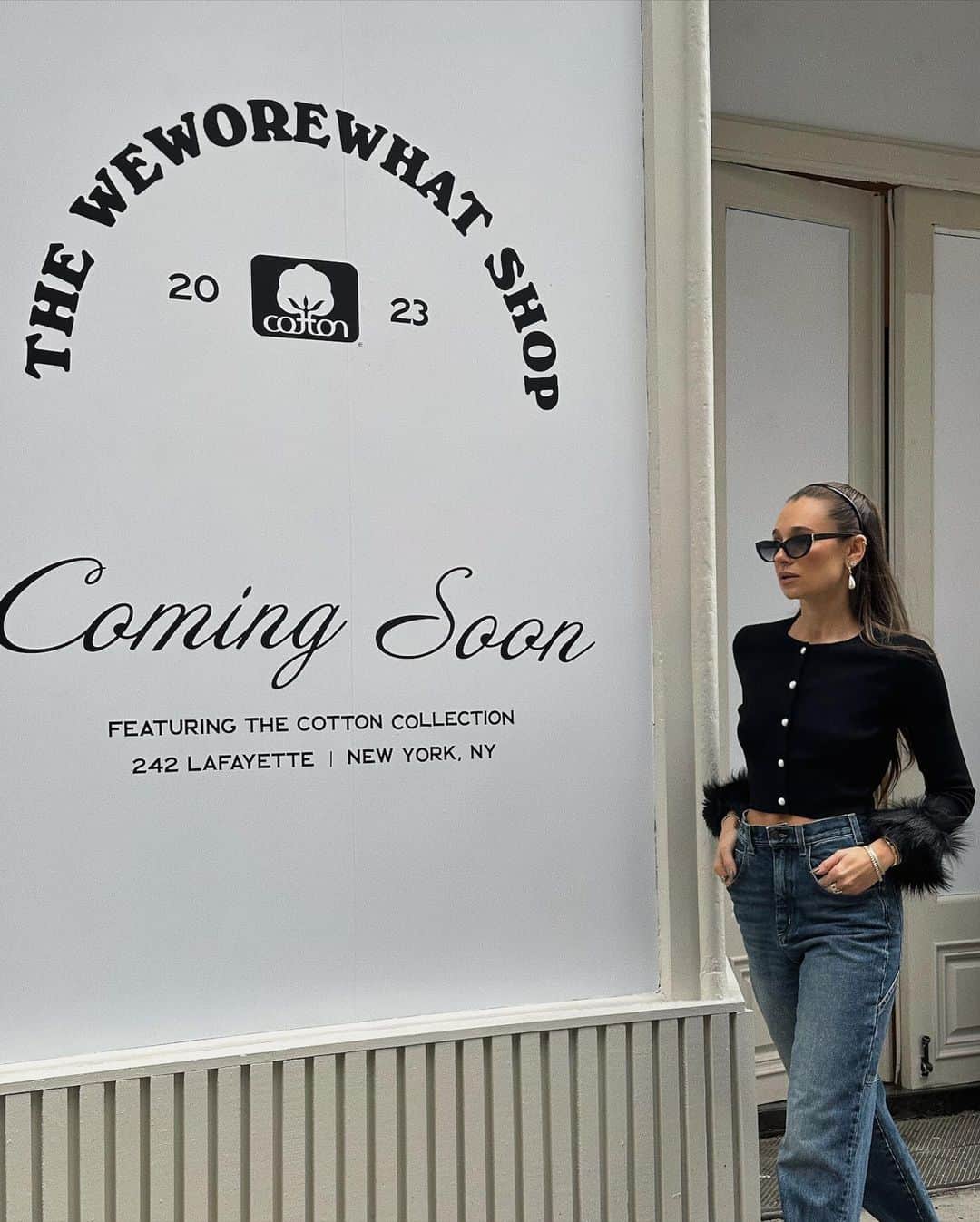 We Wore Whatさんのインスタグラム写真 - (We Wore WhatInstagram)「3 days until the WeWoreWhat Shop is open! Swipe to read all the need-to-know deets, and we’ll see you Friday! 🖤  LOCATION:  242 Lafayette St, New York, NY 10012  HOURS:  Opening day (this Friday): 4-7pm Mon-Sat: 11am-7pm Sun: 12-6pm  WHAT YOU CAN EXPECT: ✔️ Access to shop the Cotton & Fall Collections ✔️ $50 gift cards for the first 50 people in line on Friday, 10.20 ✔️ Free exclusive merch with purchase (while supplies last) ✔️ Complimentary coffee & cookies ☕️🍪  ✔️ Meet & shop with Danielle and Team WWW」10月18日 3時13分 - weworewhat