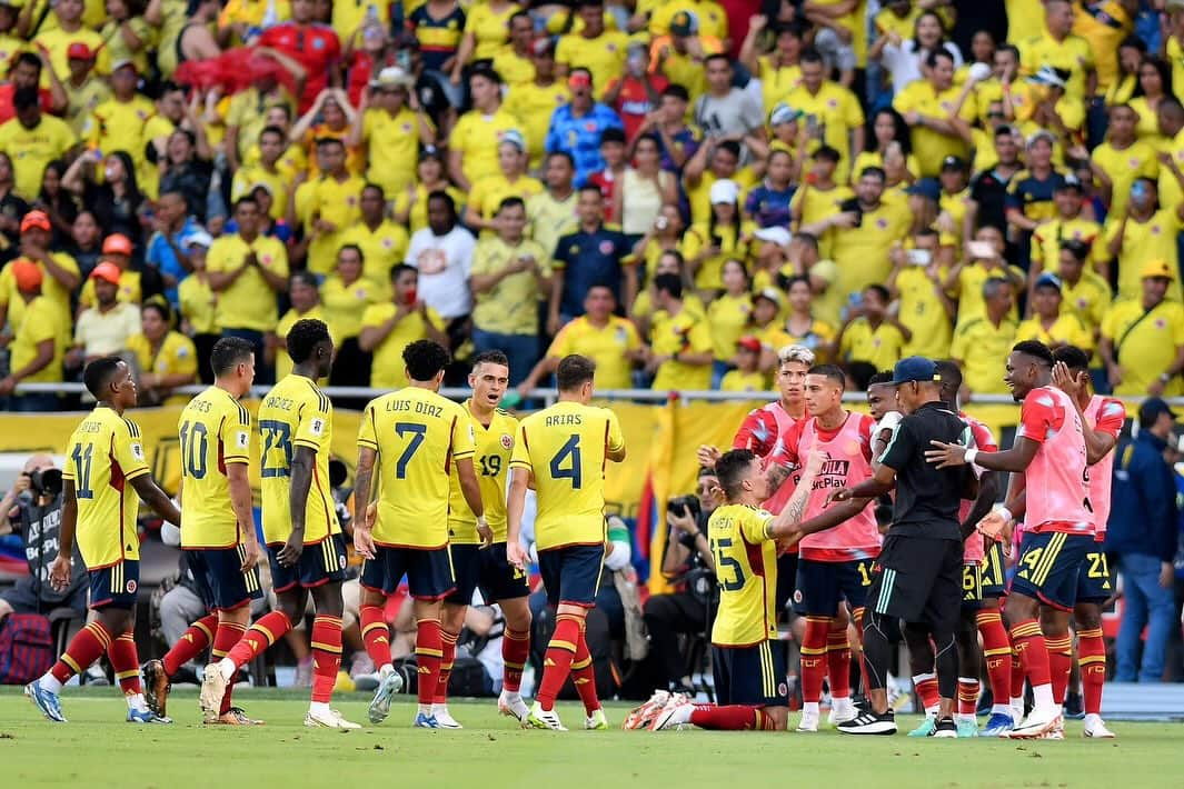 サンティアゴ・アリアスさんのインスタグラム写真 - (サンティアゴ・アリアスInstagram)「Queridos amigos, familia y seguidores:  Hoy no puedo estar en la cancha con la selección Colombia debido a una lesión leve, pero mi apoyo sigue intacto. Gracias a todos por su apoyo constante y los mensajes que recibo.  ¡Vamos, Colombia! A ganar en cada partido. Estaré siguiendo el juego y animando a nuestro equipo.  Un abrazo, Santiago Arias 🇨🇴⚽ #todossomoscolombia」10月18日 3時13分 - santiagoarias13