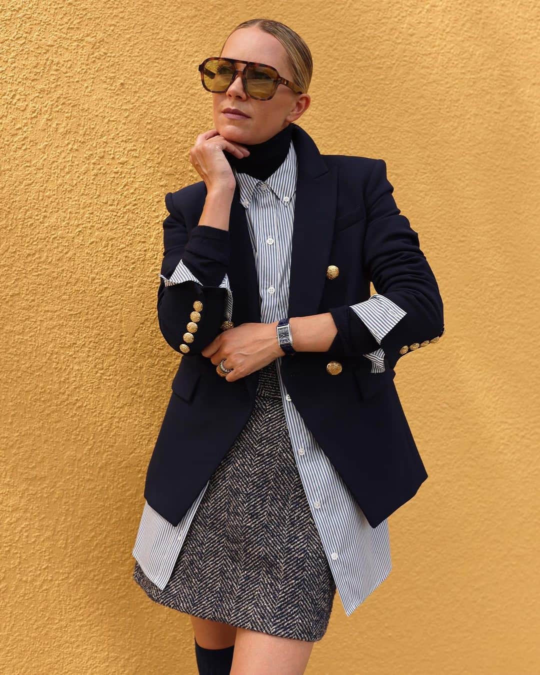 ブレア・イーディーさんのインスタグラム写真 - (ブレア・イーディーInstagram)「Nine ways I am styling all of my @longines DolceVita timepieces this fall! #EleganceisanAttitude #LonginesPartner」10月18日 3時50分 - blaireadiebee