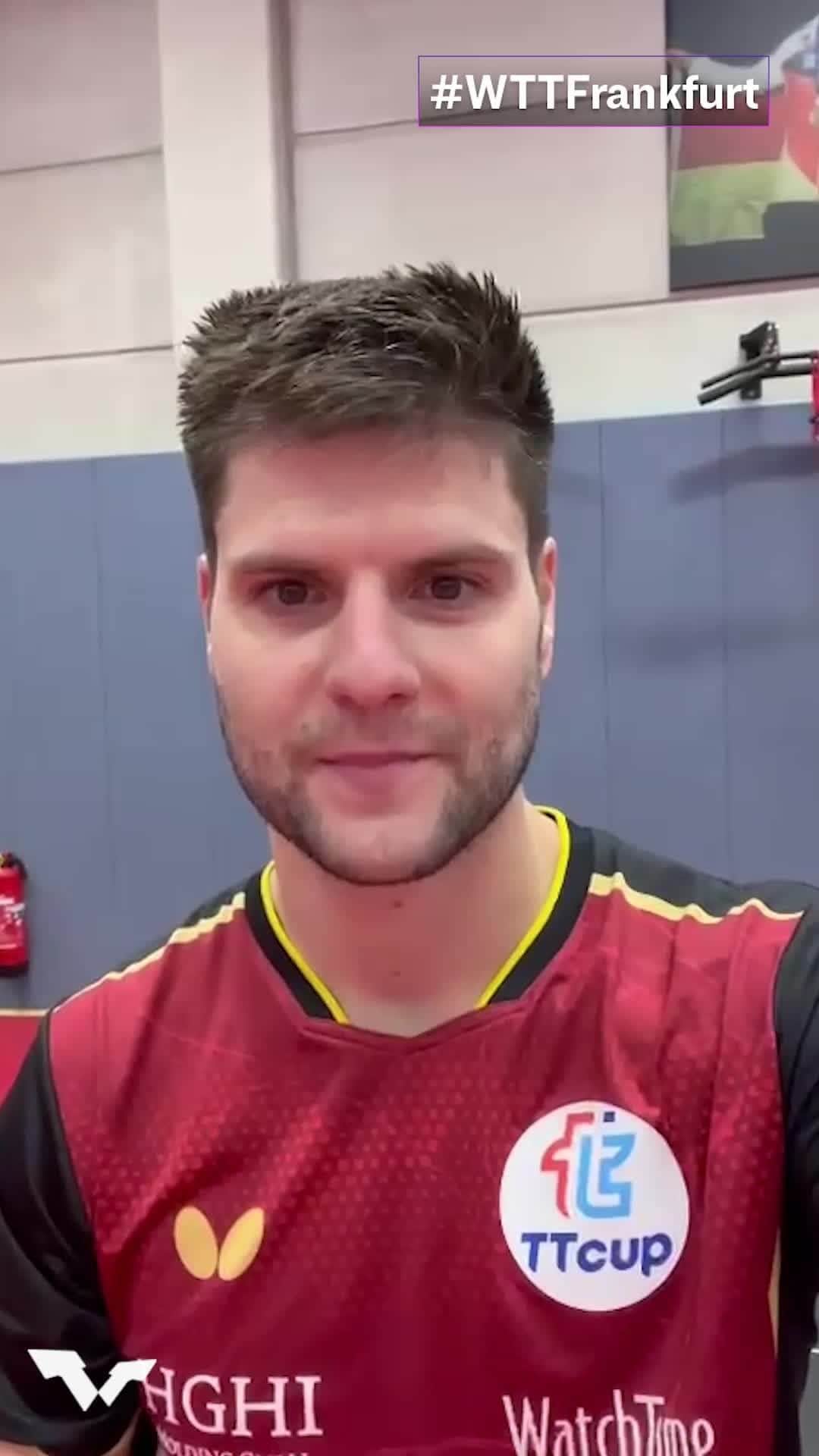 のインスタグラム：「Dima's getting ready for #WTTFrankfurt - are you? 💪 ⁠ ⁠ Witness the #WTTChampions spectacle and experience the electric atmosphere - tickets available at bit.ly/WTTFrankfurtTix 🎟 ⁠ ⁠ #TableTennis #PingPong」