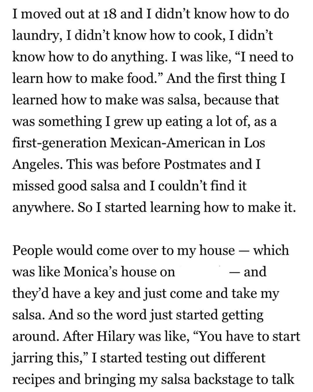 フランシア・ライサさんのインスタグラム写真 - (フランシア・ライサInstagram)「Look ma! I’m in Rolling Stone with Grandma’s salsa 🥹  Pre-order my salsa now! LINK IN BIO!!  ***Thank you guys for noticing the typo, the article now says Mexican HONDURAN American***  #LAVICTORIAxFrancia」10月18日 4時29分 - franciaraisa