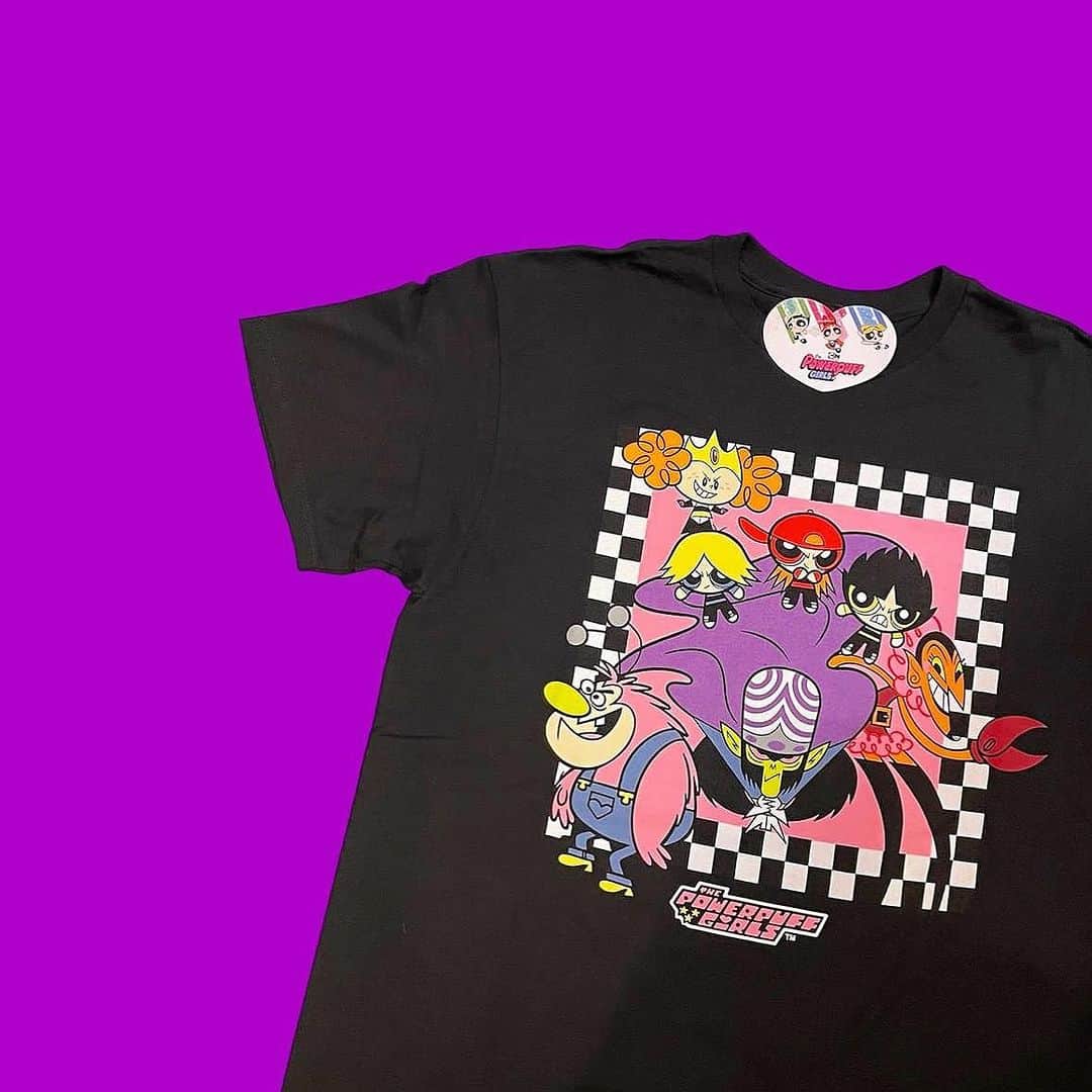 おもちゃやSPIRALのインスタグラム：「Powerpuffgirls Tshirts 入荷しました🎵  サイズはL.XLございます！」