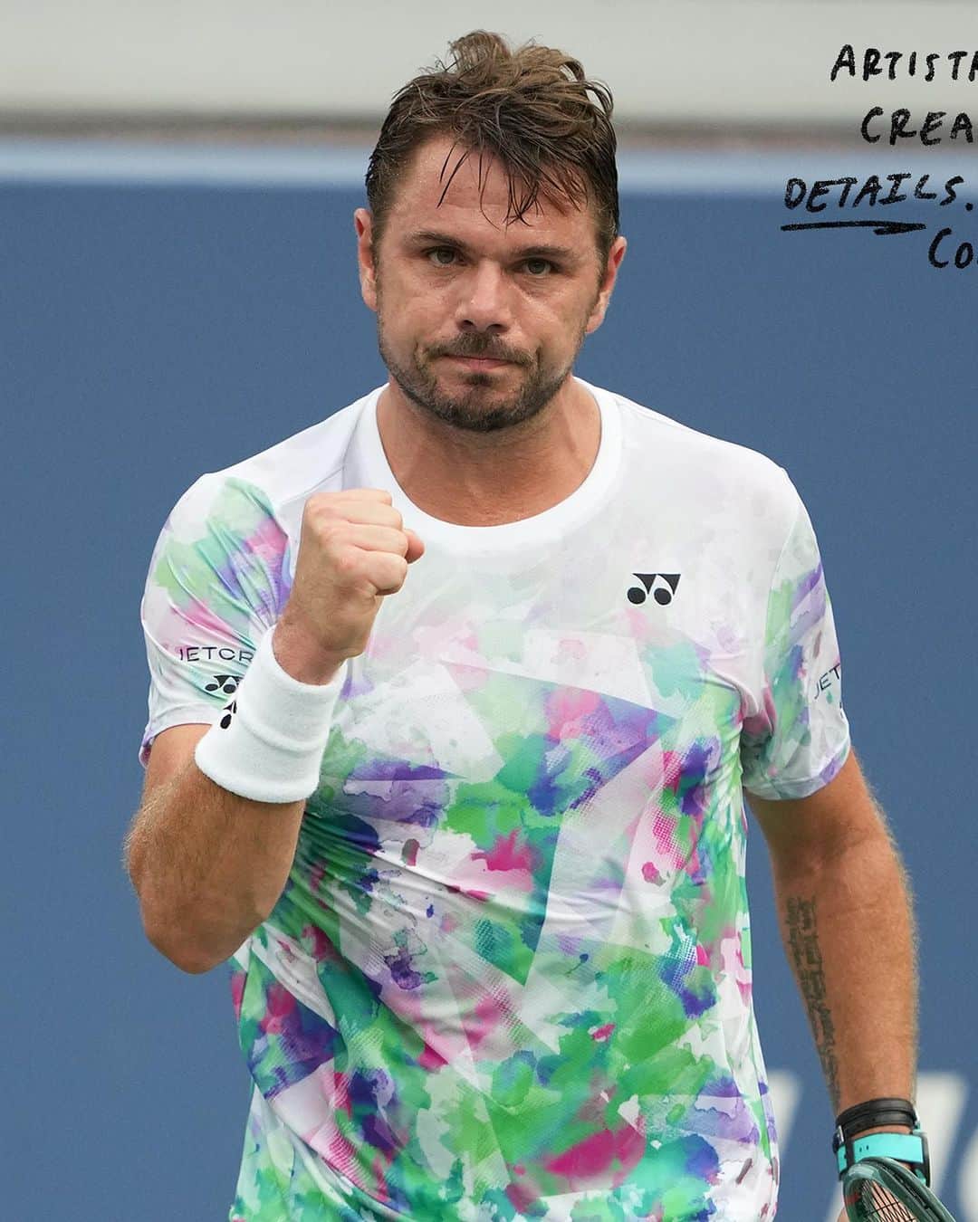 スタニスラス・ワウリンカさんのインスタグラム写真 - (スタニスラス・ワウリンカInstagram)「🎤On-court with @stanwawrinka85   Greater control, without compromising power. #PERCEPT #PerceiveControlCreate」10月18日 14時33分 - stanwawrinka85