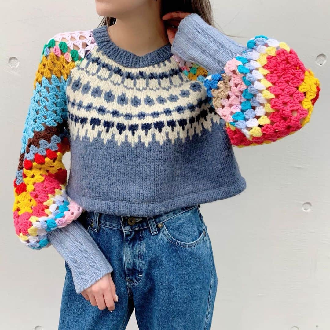 birthdeathさんのインスタグラム写真 - (birthdeathInstagram)「New Arrival  00's Fancy design sweater  #birthdeath #vintage」10月18日 14時49分 - birthdeath_tokyo