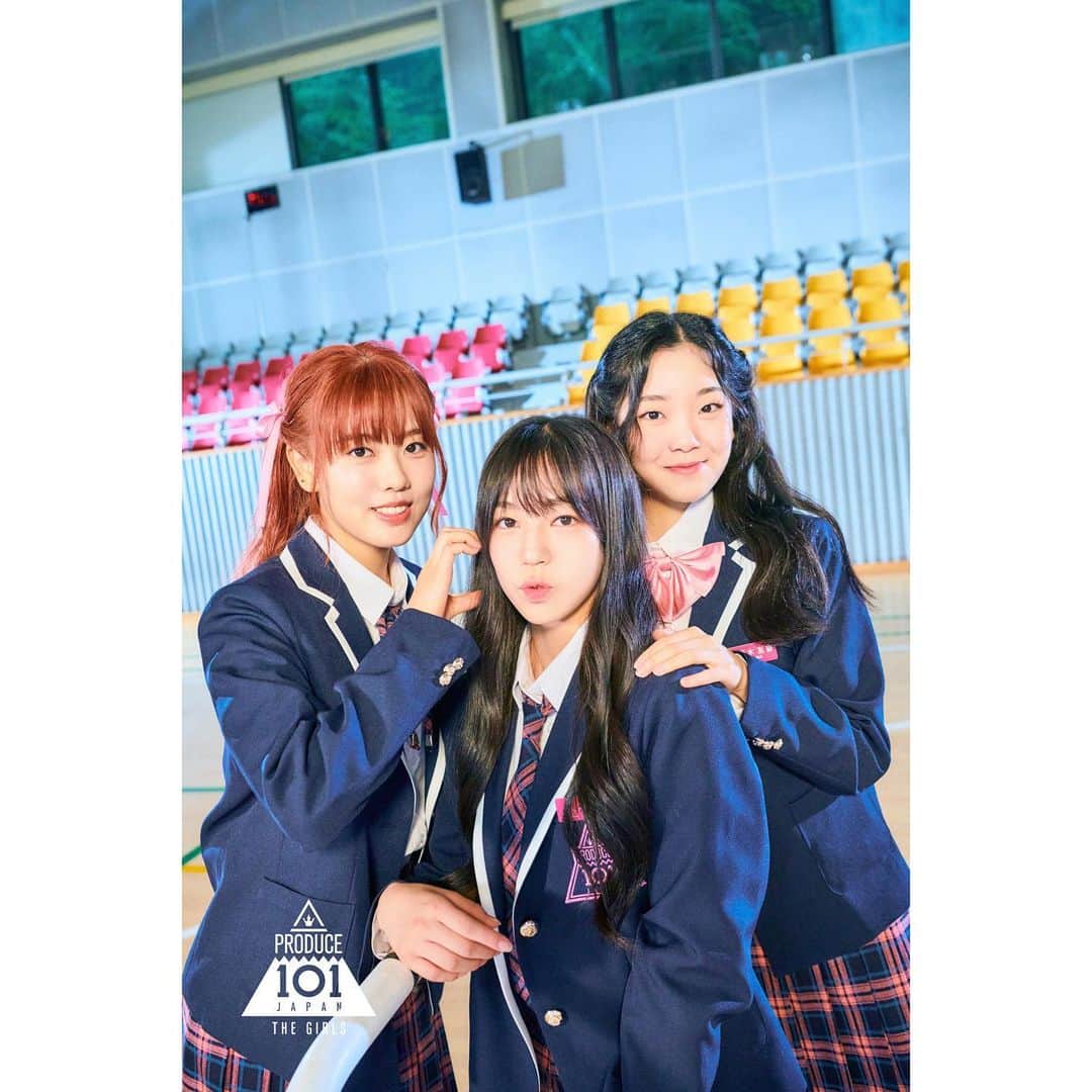 のインスタグラム：「Group Photo *໒꒱⋆  Swans ⁺˳✧  #菅井夏帆 ✧ #太田紗蘭 ✧ #青木友香  📸 #LEAPHIGH101PROFILE  #SUGAINATSUHO #OTASARA #AOKIYUKA #日プガールズ #日プ #LEAPHIGH #Lemino #レミノ #毎週木曜21時レミノ配信中」