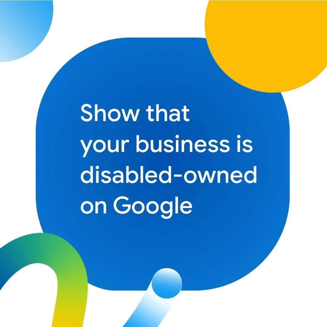 Googleのインスタグラム：「Businesses in the U.S. can now identify as disabled-owned on Search and @GoogleMaps — so it's easier for merchants to self-identify as a member of the disability community and for customers to support them. Tap the link in our bio to learn more.」