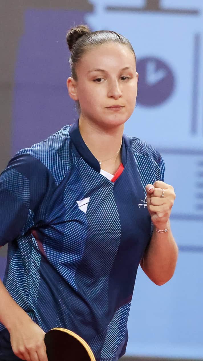 のインスタグラム：「Welcome to the Audrey Zarif show 📺  Stay tuned for a blockbuster when she takes on Arantxa Aceves for a place in the Main Draw, live at 4.20pm (GMT +3) 👊  #WTTAntalya #WTTContender #PingPong #TableTennis」