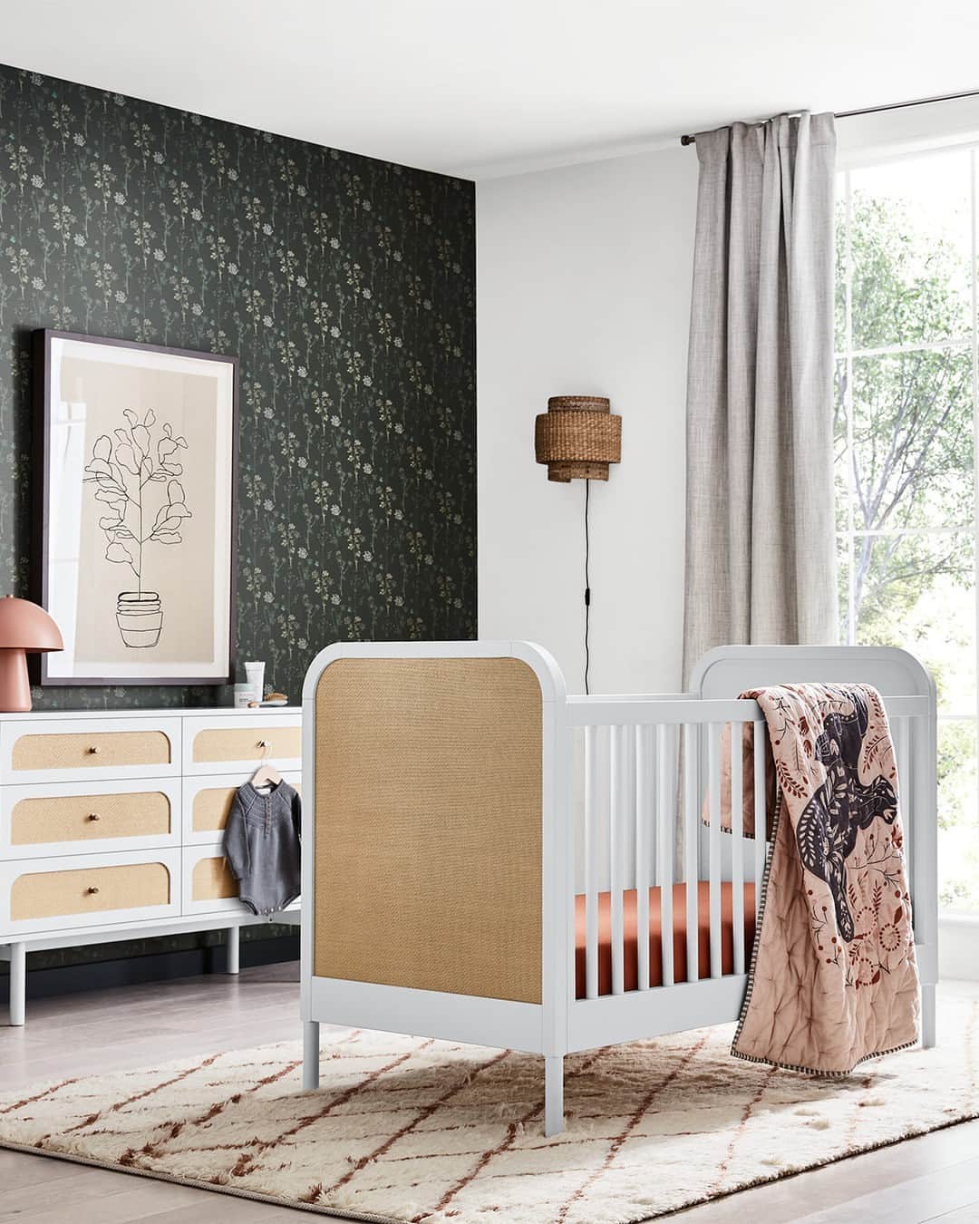 ジャスミン・トゥークスのインスタグラム：「REGISTRY SWEEPSTAKES. Your nursery is on us (& our design pros). Enter for a chance to win a FREE makeover with our design pros and $5000 toward your new nursery. Head to our link in bio to enter for a chance to win.  Enter 10/17–10/29/23 at crateandbarrel.com/kids/nursery-makeover. No purchase necessary. Restrictions apply. Subject to Official Rules. Void where prohibited. Not sponsored or endorsed by Instagram.  #NurseryDesignInspo #NurseryFurniture #NurseryDecor」