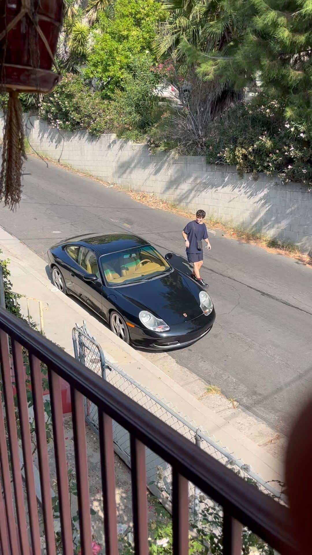 トラビ・マッコイのインスタグラム：「I wish they made a car that looked as much like Me as Asa’s Porsche does him…. ONE SWEET DAY!!!!!!」