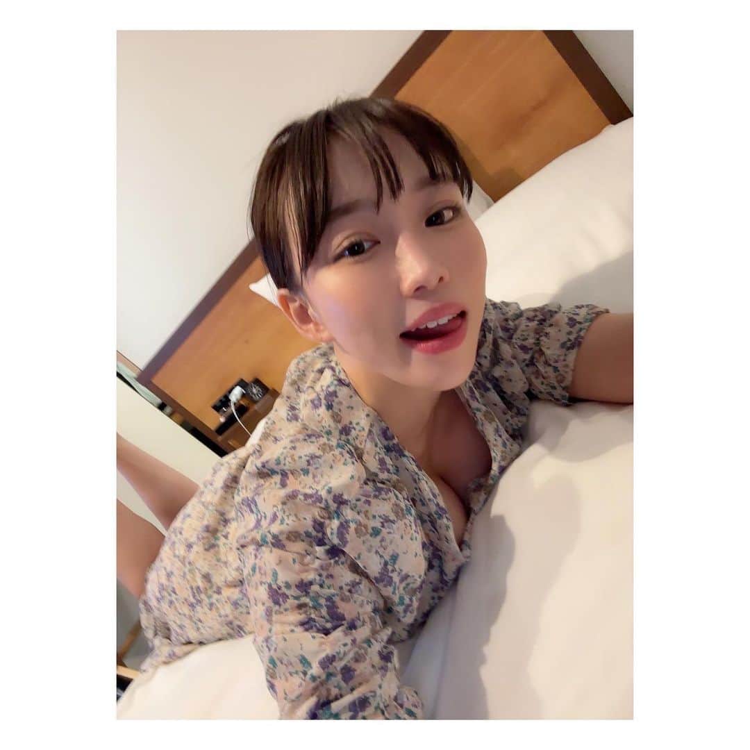 のインスタグラム：「おはよう〜！🌳  撮影最終日がんばります\(*ˊᗜˋ*)/」