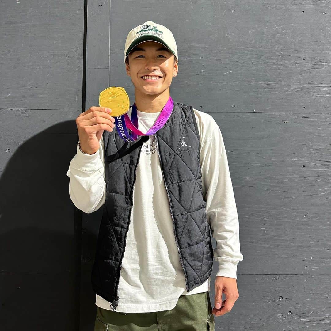 滝沢伸介さんのインスタグラム写真 - (滝沢伸介Instagram)「🥇🏆 はじめましての @bboyshigekix 来年のパリ五輪内定おめでとう！🔥」10月18日 9時00分 - sin_takizawa