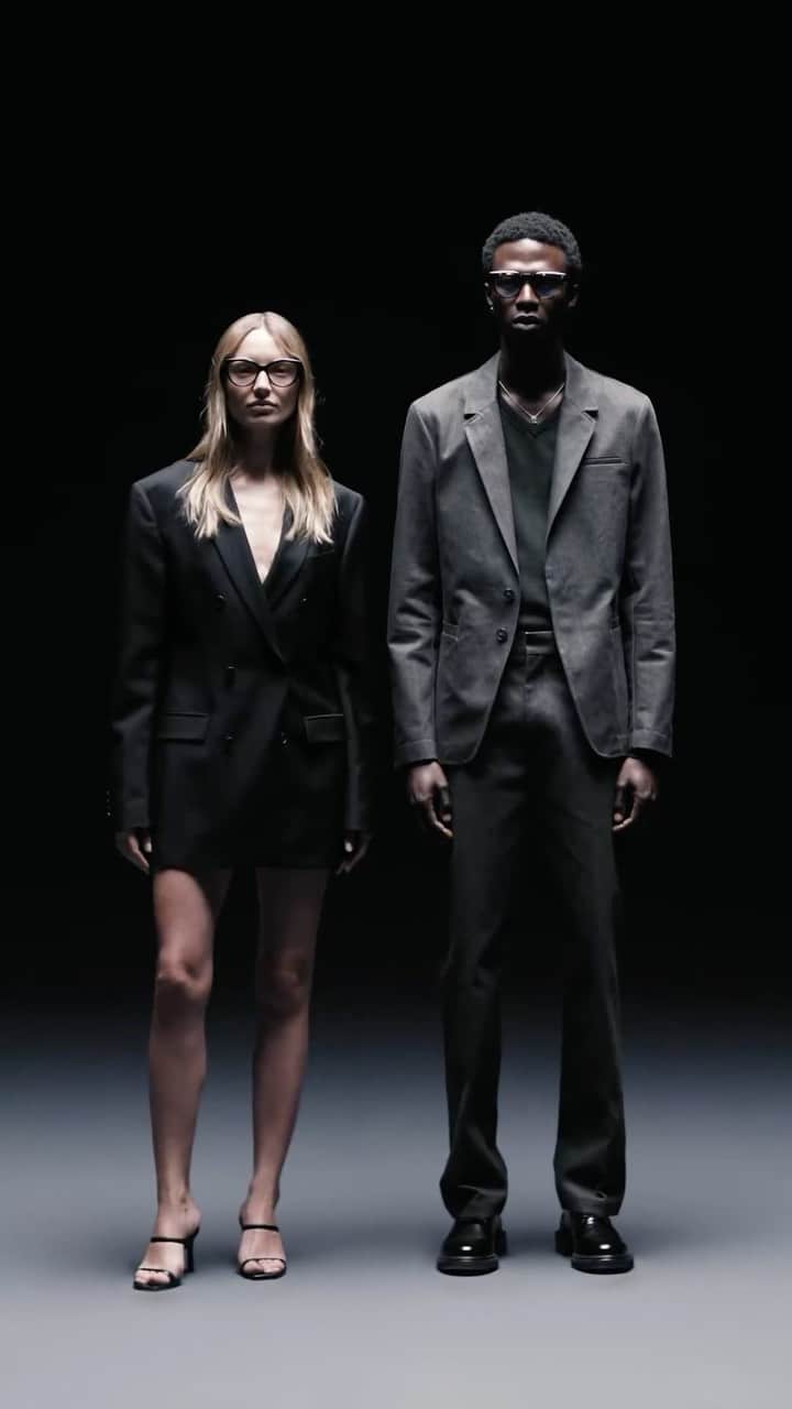 IMG Modelsのインスタグラム：「Eyeconique. 😎 #MayaStepper + #CherifDouamba front #CalvinKlein’s latest #eyewear campaign. 📷 @studio_jackson #IMGmodels」